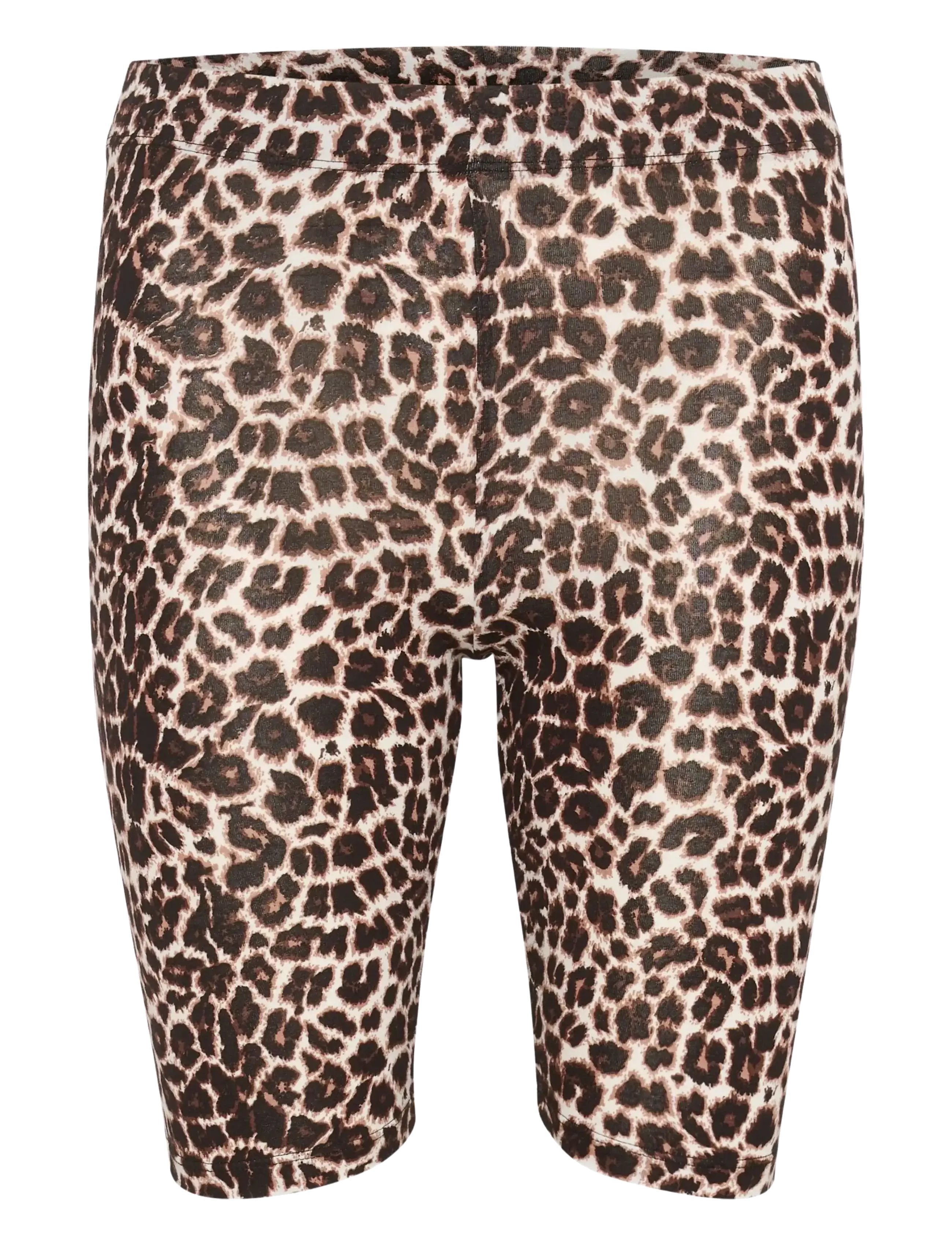 Kaffe KAsally Jersey Shorts - Jalgrattasõit - FEATHER GRAY LEO PRINT / multi