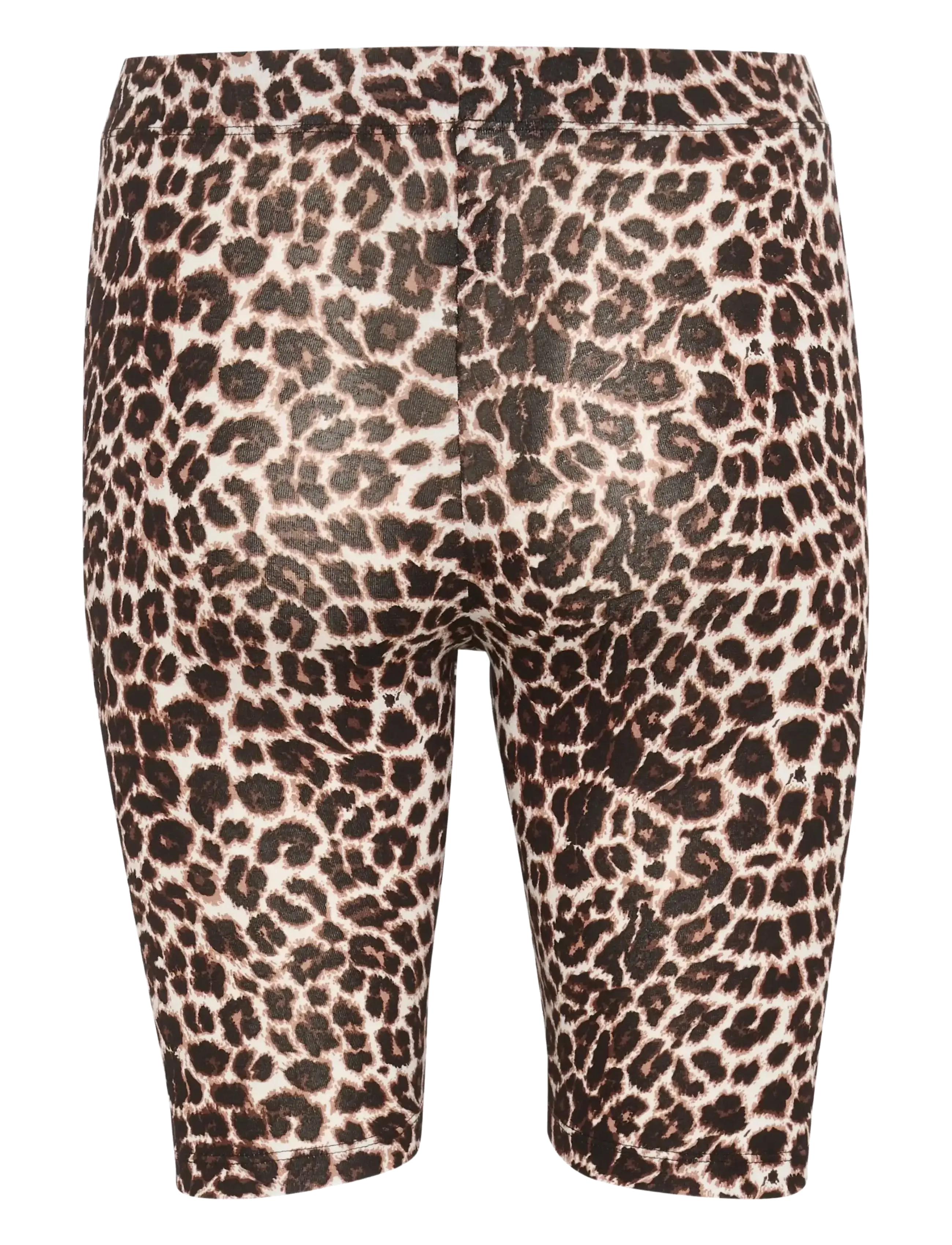Kaffe - KAsally Jersey Shorts - 1/2 længde - feather gray leo print - 2