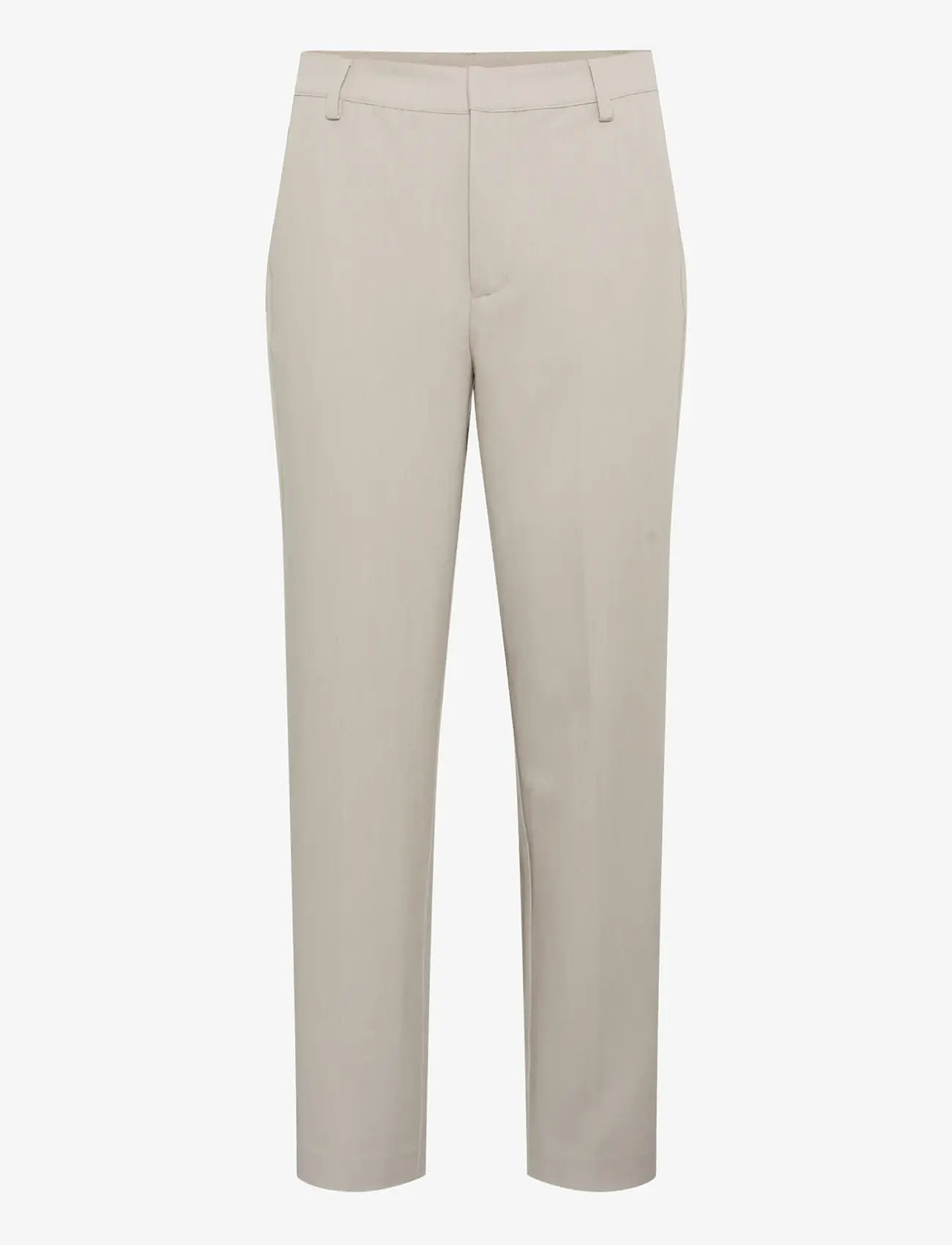 Kaffe - KAsakura HW Zipper Pants - tailored trousers - feather gray melange - 0