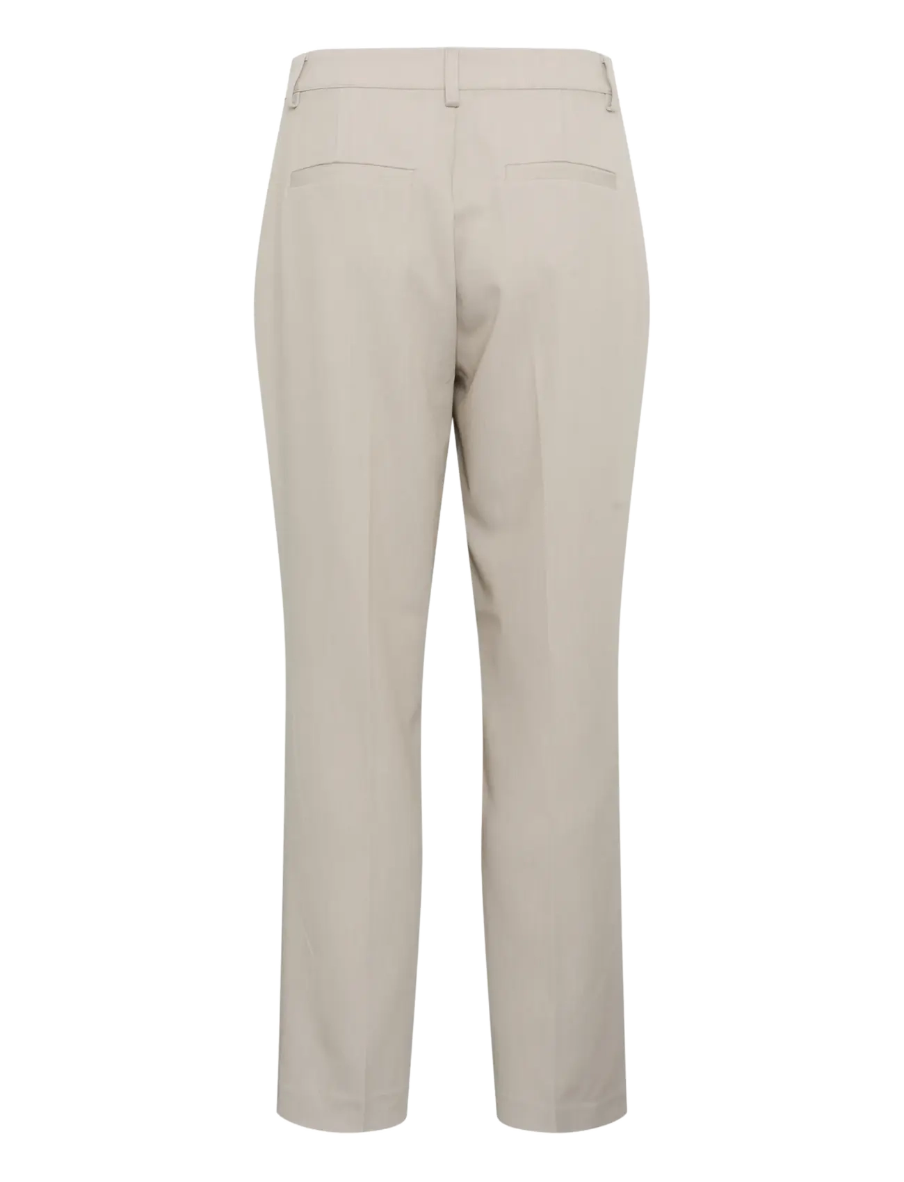 Kaffe - KAsakura HW Zipper Pants - straight leg hosen - feather gray melange - 2