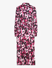 Kaffe - KApollie Oline Dress - skjortekjoler - pink faded flower - 0