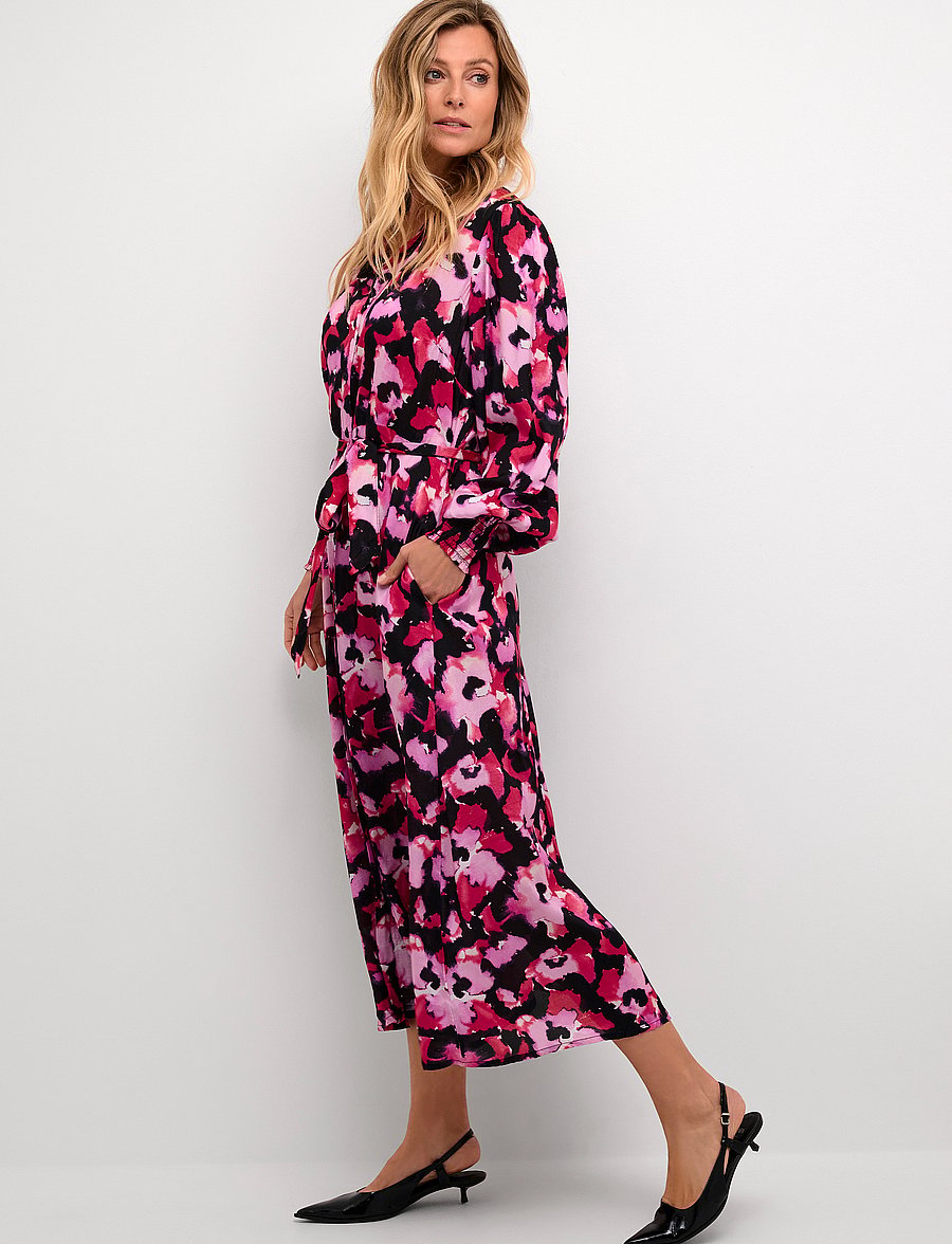 Kaffe - KApollie Oline Dress - pink faded flower - 0