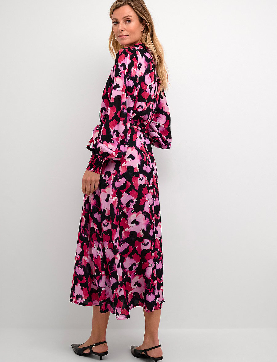 Kaffe - KApollie Oline Dress - pink faded flower - 4