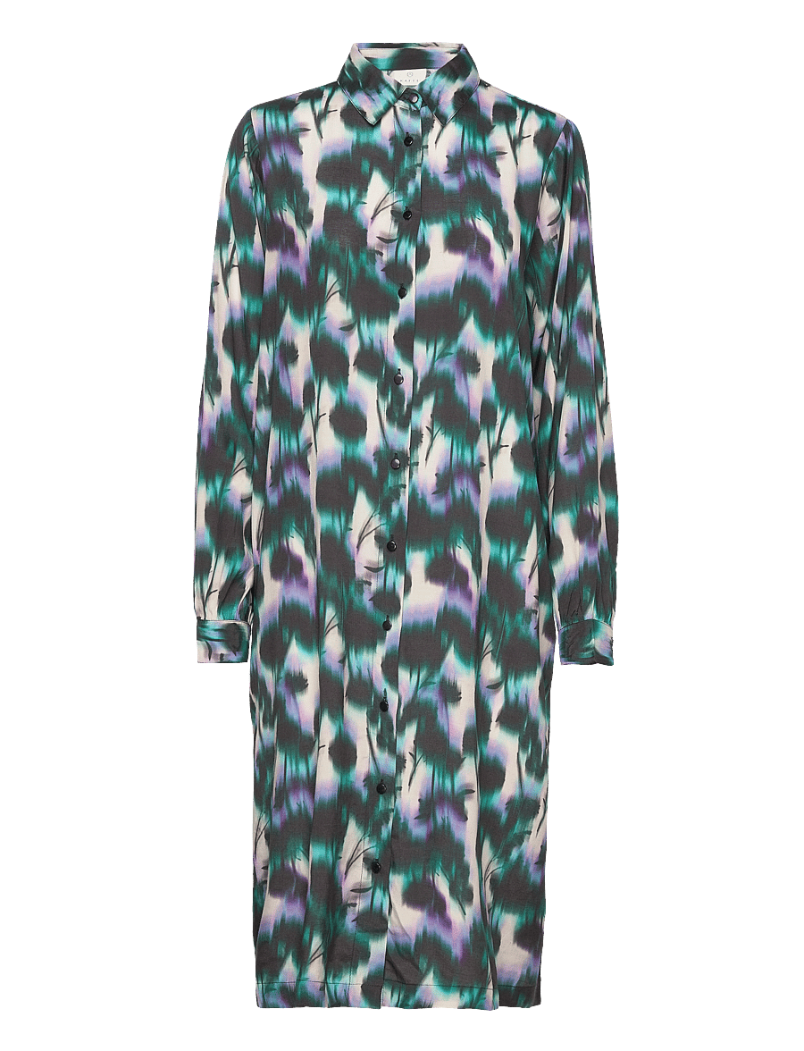 Kaffe - KAamilia Shirt Dress - skjortekjoler - digital flower print - 1