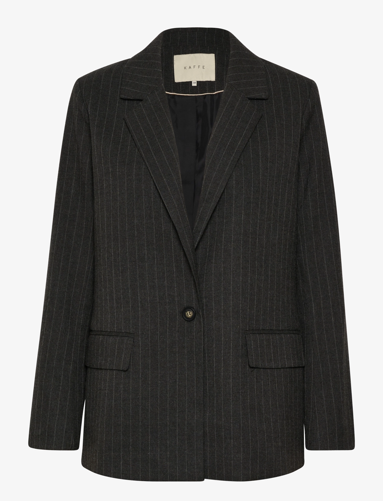 KAtya Blazer - DARK GREY MELANGE STRIPE