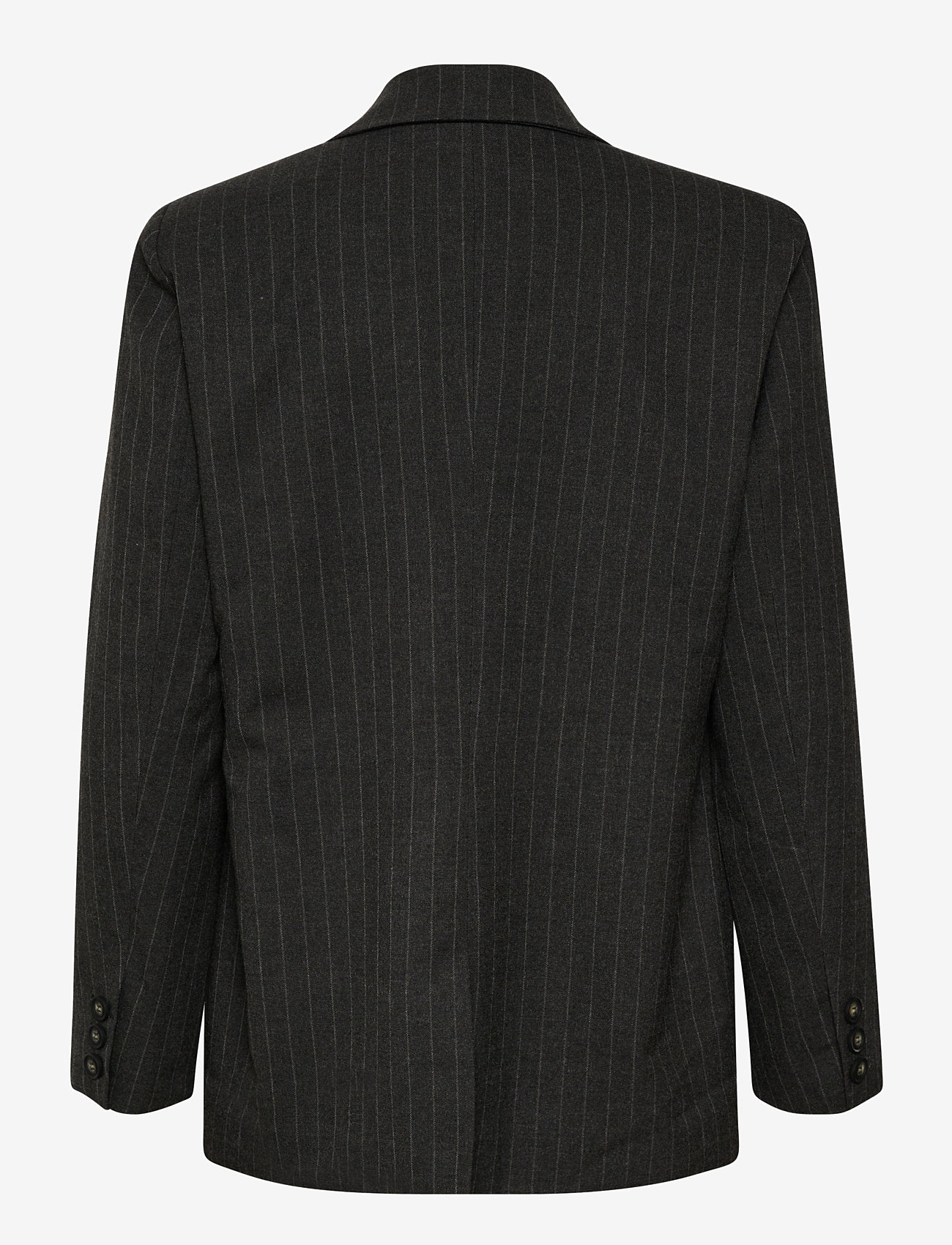 Kaffe - KAtya Blazer - dark grey melange stripe - 1