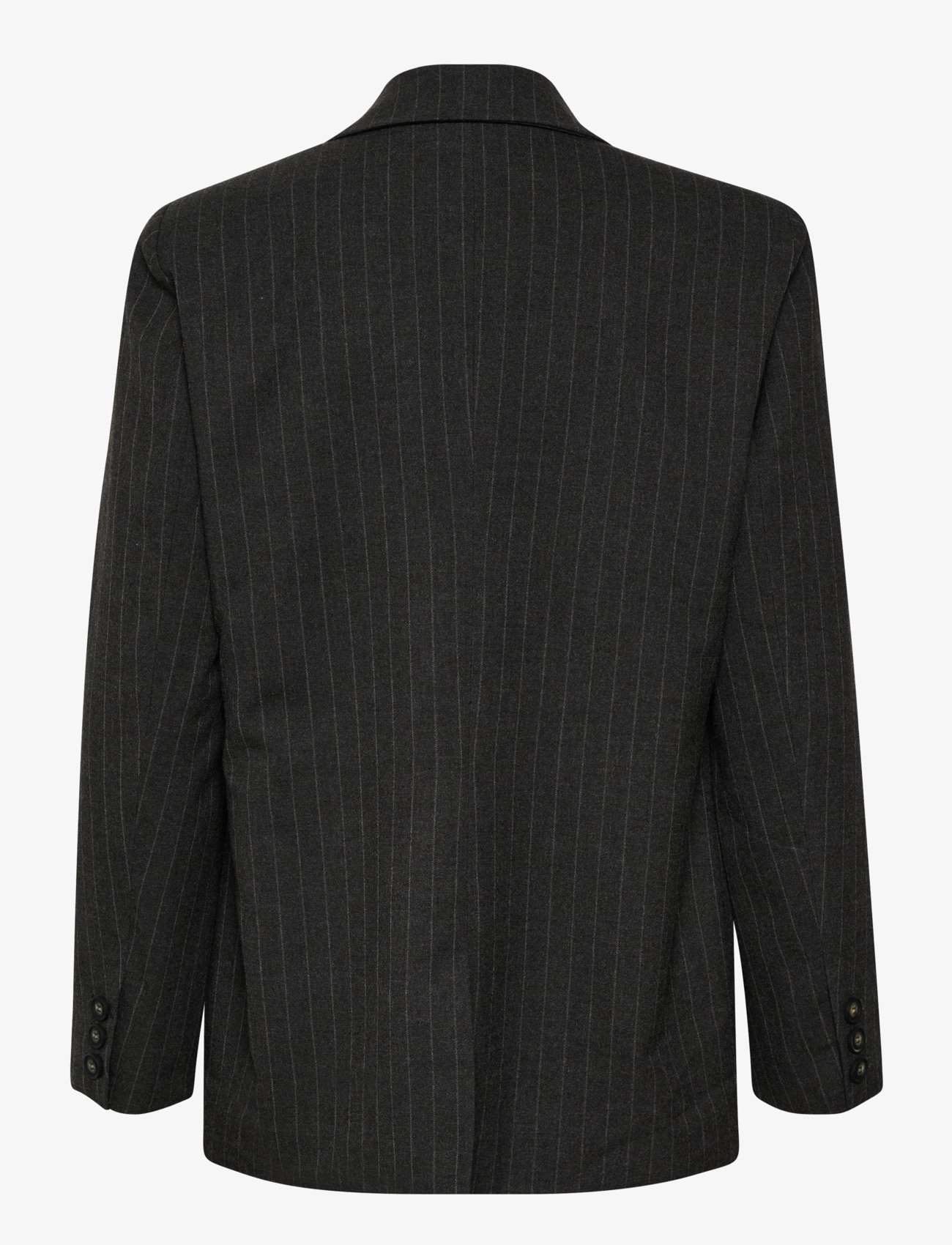 Kaffe - KAtya Blazer - dark grey melange stripe - 1