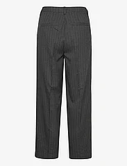 Kaffe - KAtya Wide Pants Cropped - wijde broeken - dark grey melange stripe - 1