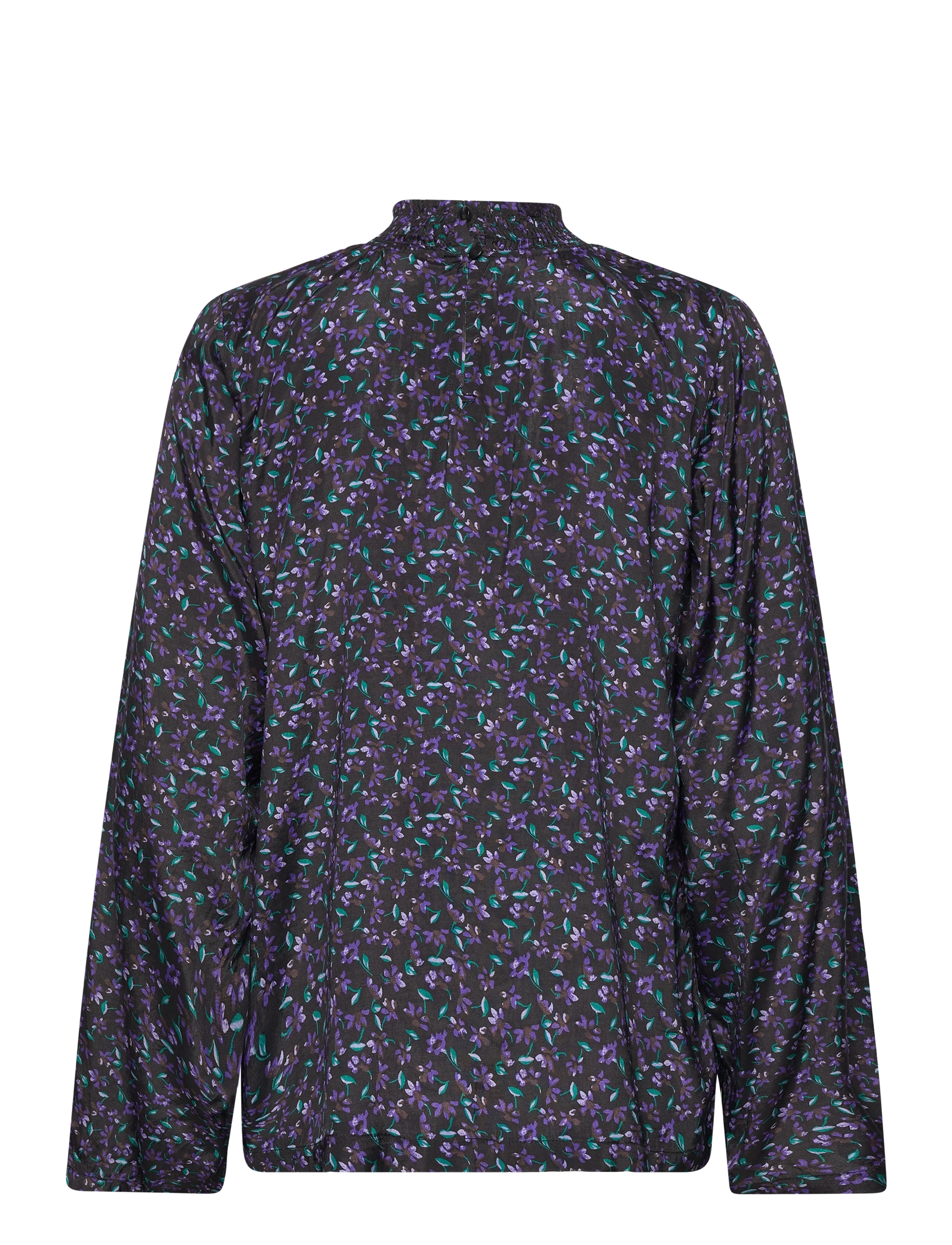 Kaffe - KApollie Blouse - långärmade blusar - heliotrope flower print - 2