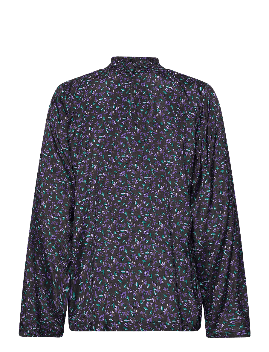 Kaffe - KApollie Blouse - pitkähihaiset puserot - heliotrope flower print - 2