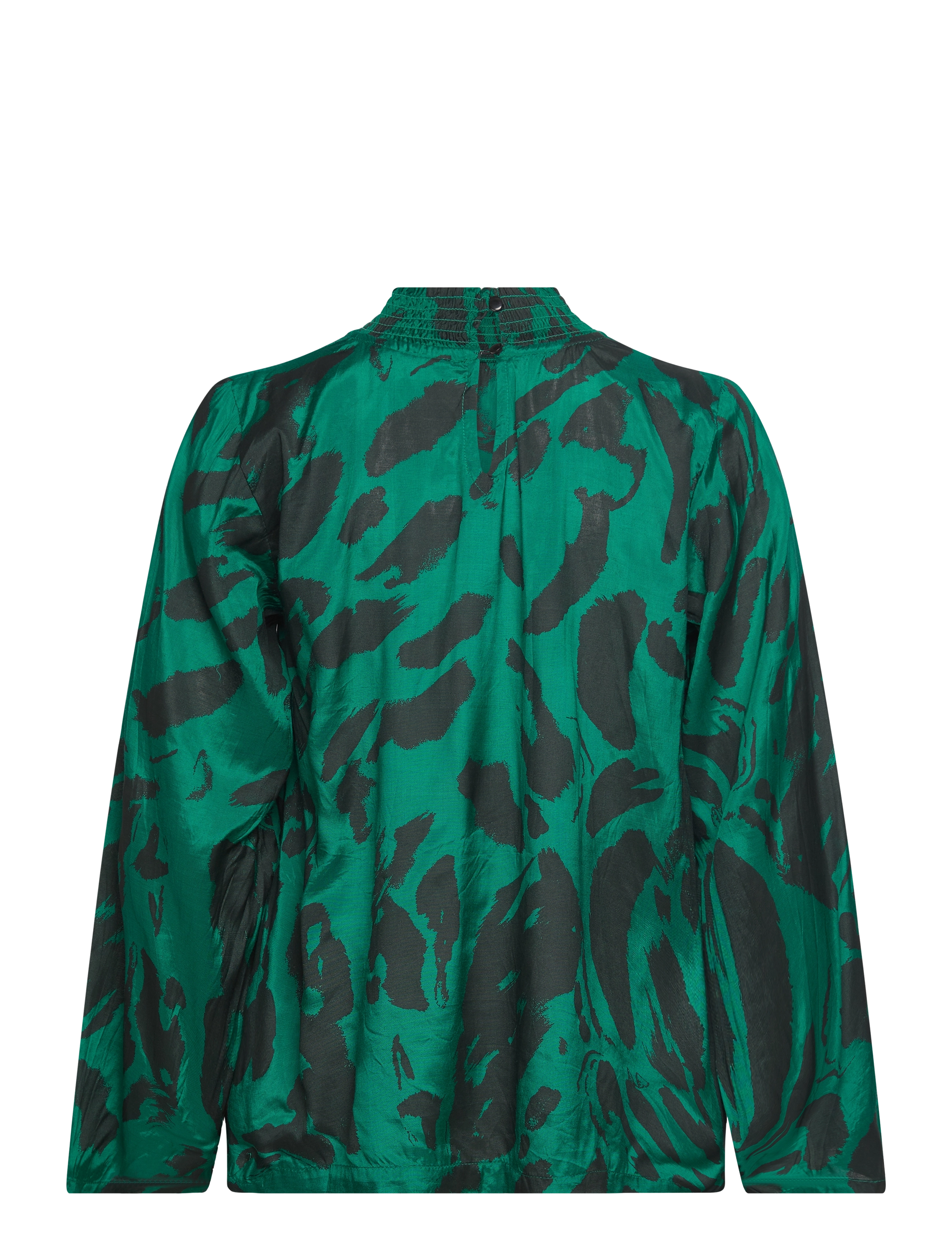 Kaffe - KApollie Blouse - langærmede bluser - black/aventurine leo - 2