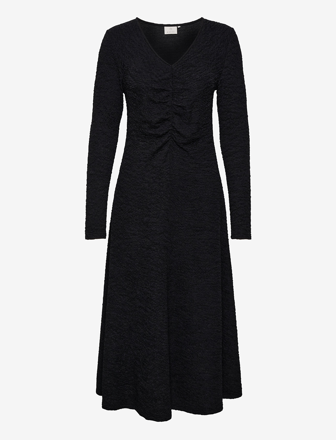 Kaffe - KAronia Dress - midi kjoler - black deep - 0