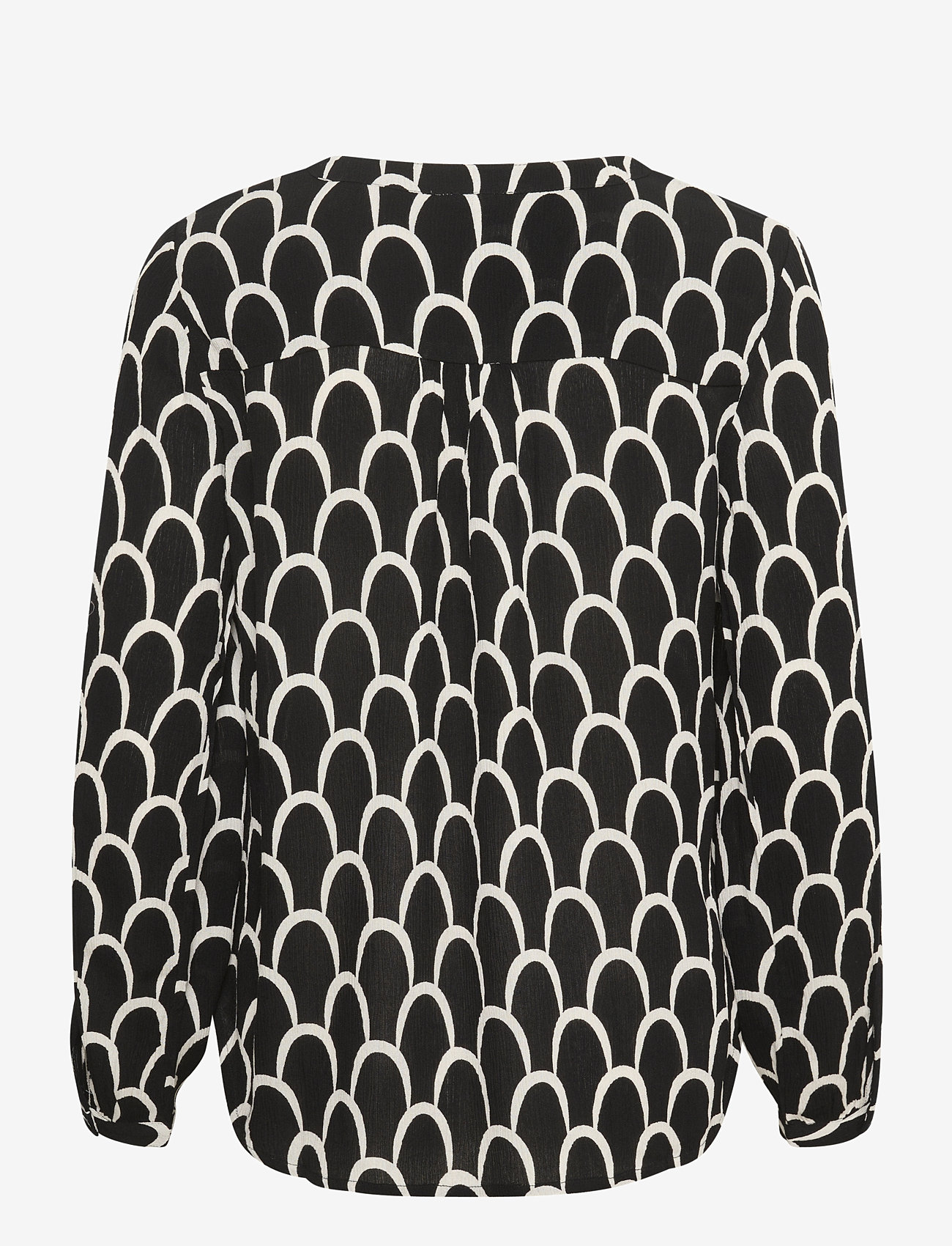 Kaffe - KAkarina Amber Blouse - black and white graphic print - 1