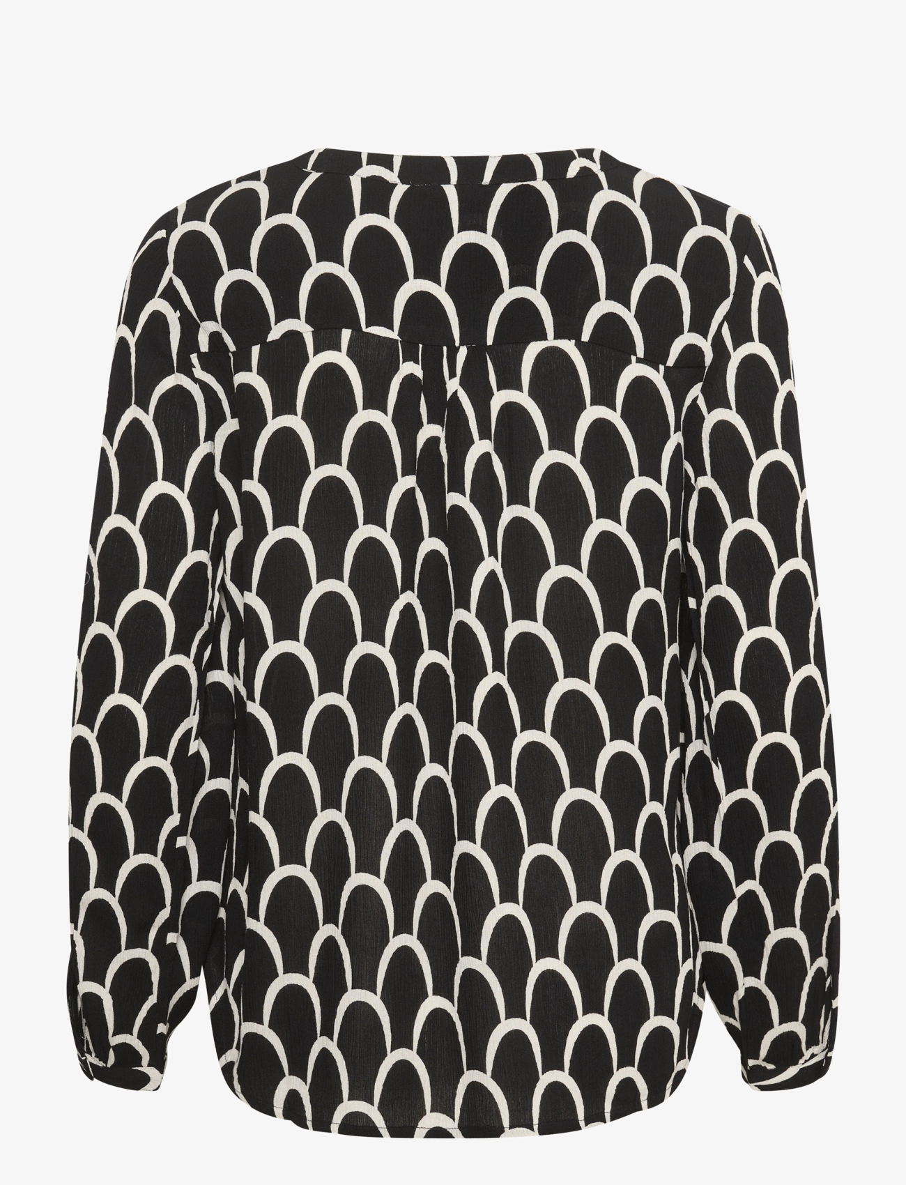 Kaffe - KAkarina Amber Blouse - black and white graphic print - 2
