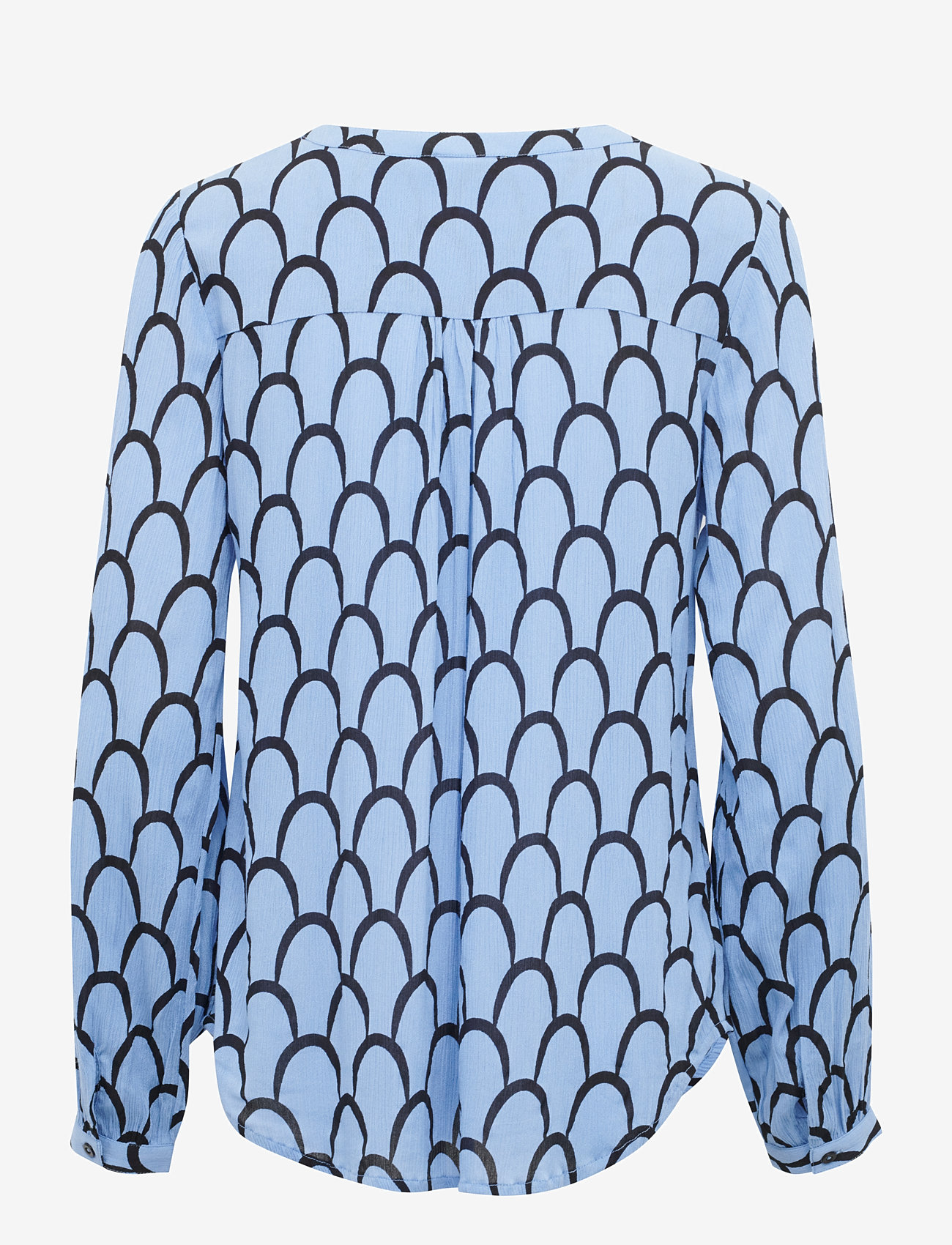 Kaffe - KAkarina Amber Blouse - blue/black graphic print - 2