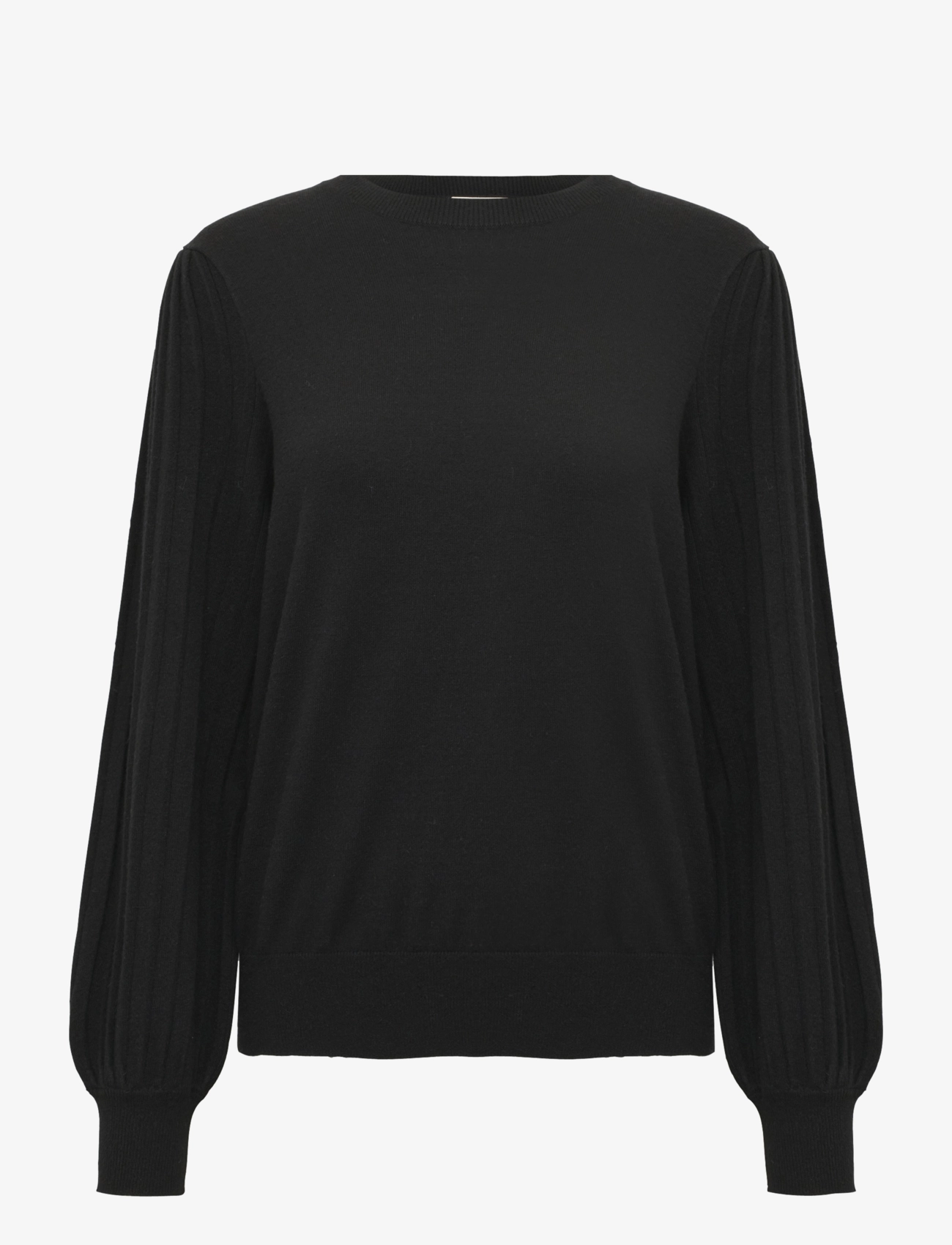 Kaffe KAlone Knit Pullover - Trøjer - BLACK DEEP / black