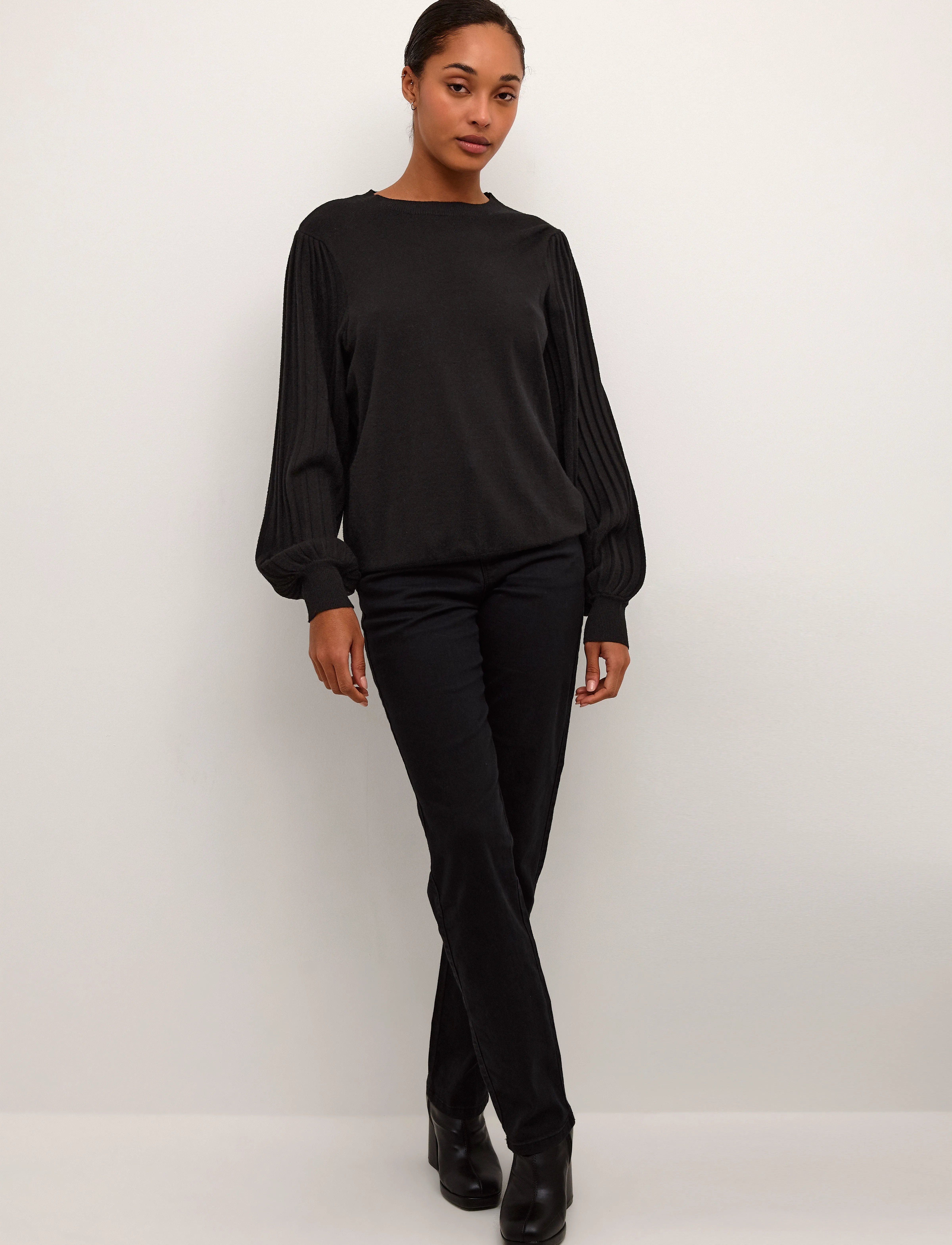 Kaffe - KAlone Knit Pullover - pullover - black deep - 3