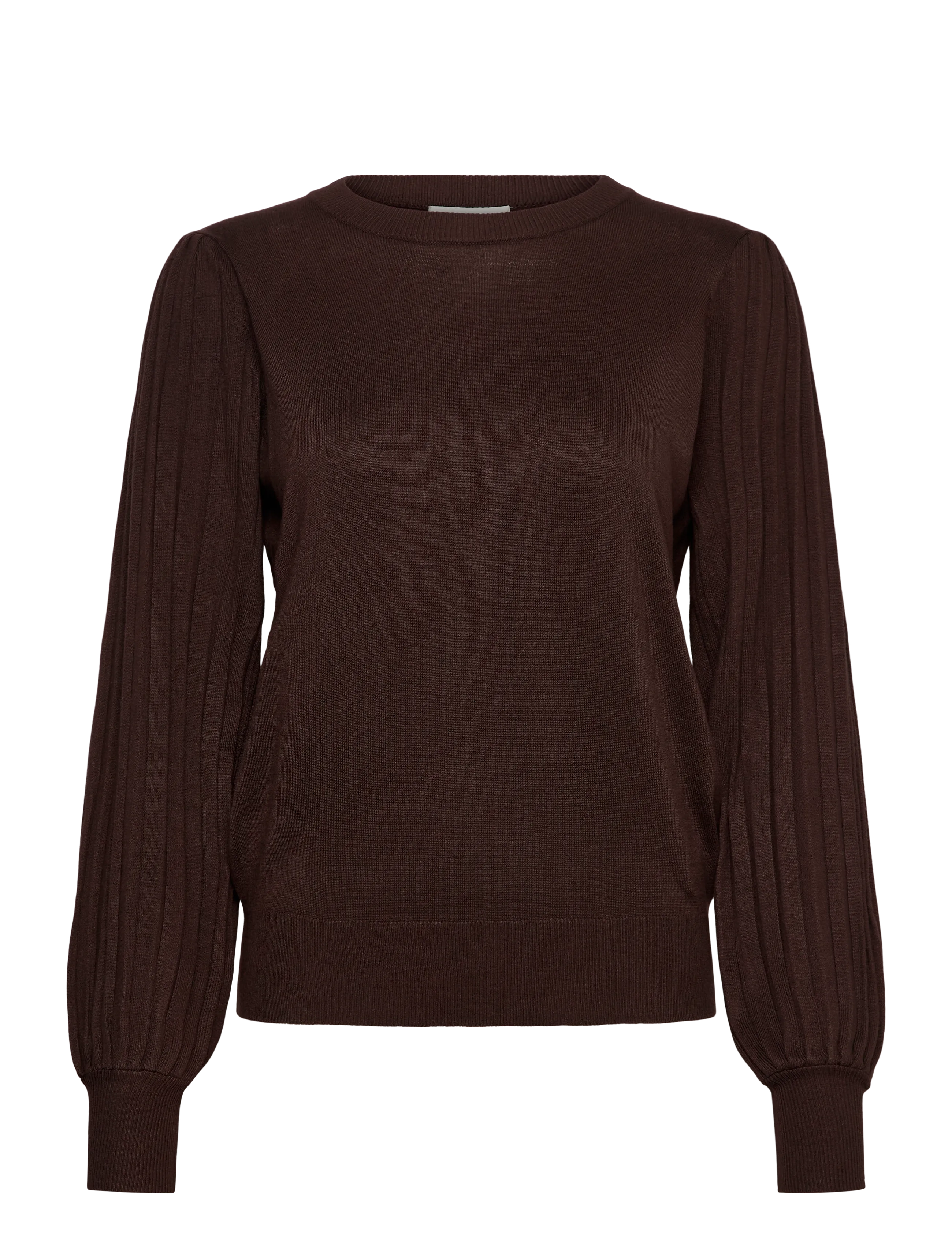 Kaffe KAlone Knit Pullover - Clothing - COFFEE BEAN / brown