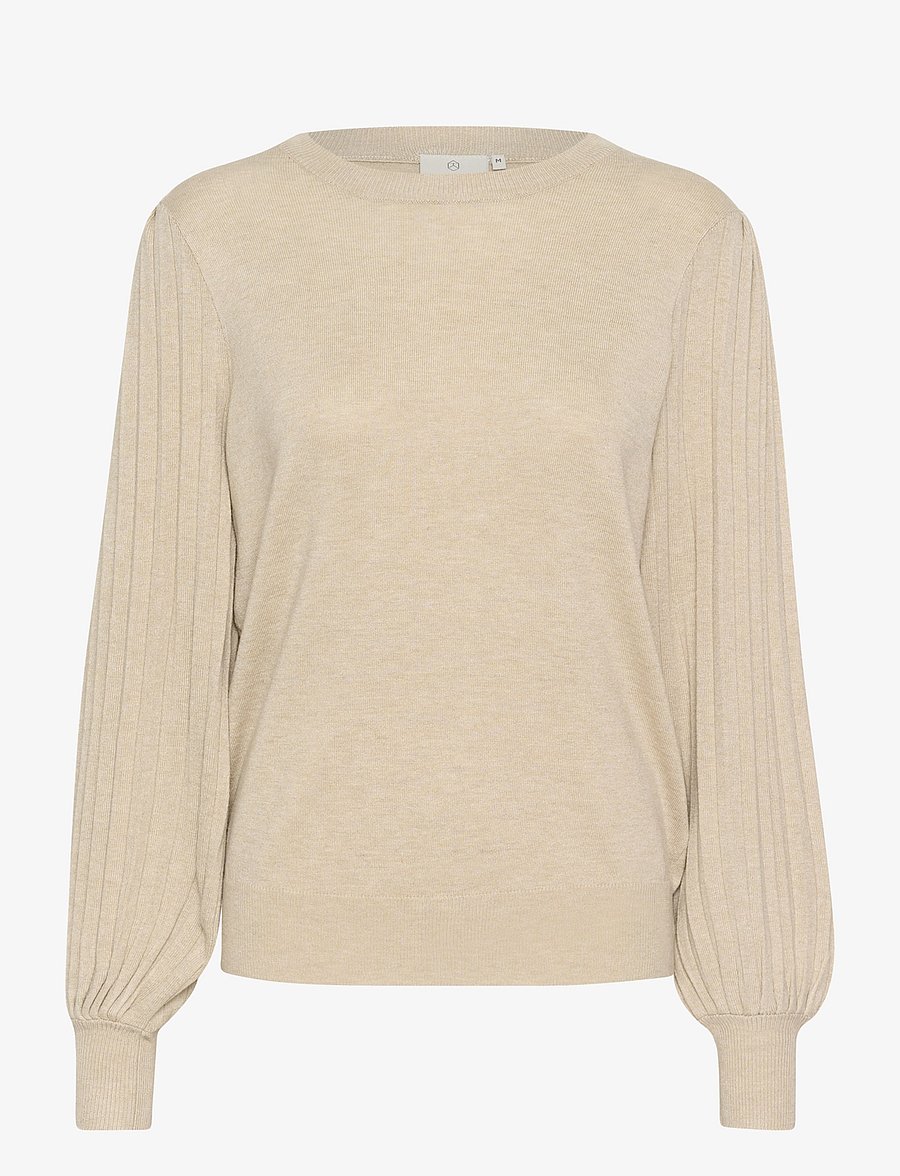 Kaffe - KAlone Knit Pullover - pullover - feather gray melange - 1