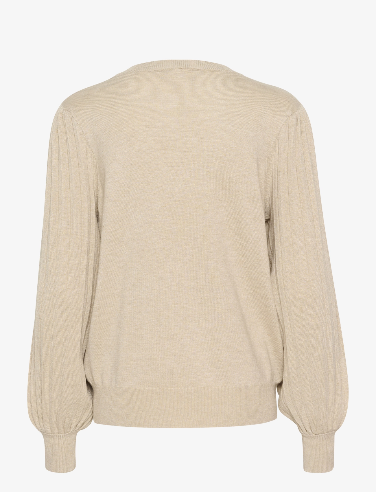 Kaffe - KAlone Knit Pullover - jumpers - feather gray melange - 2