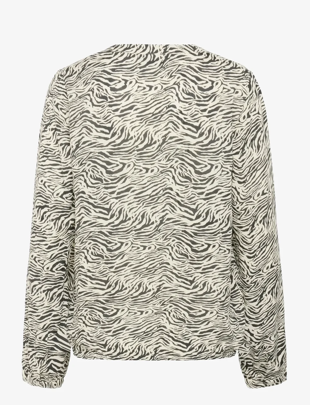 Kaffe - KAditte Blouse - langærmede bluser - black oyster/turtledove animal - 2