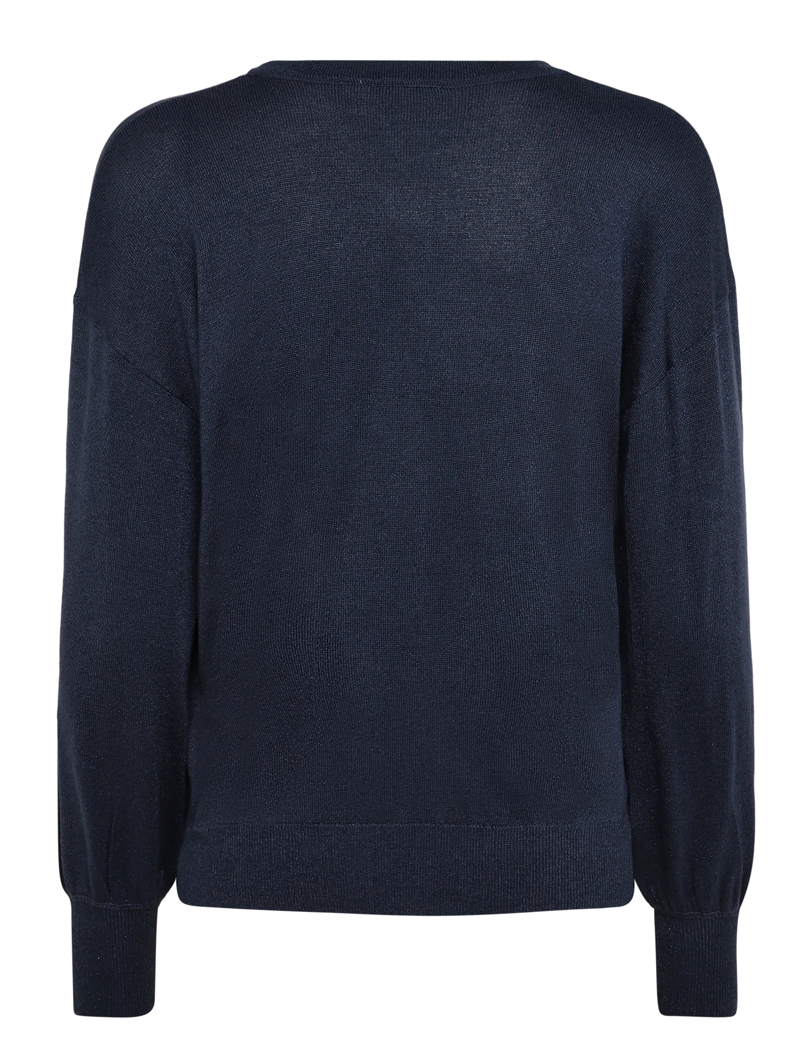 Kaffe - KAregina O-neck Knit - kampsunid - graphite - 1