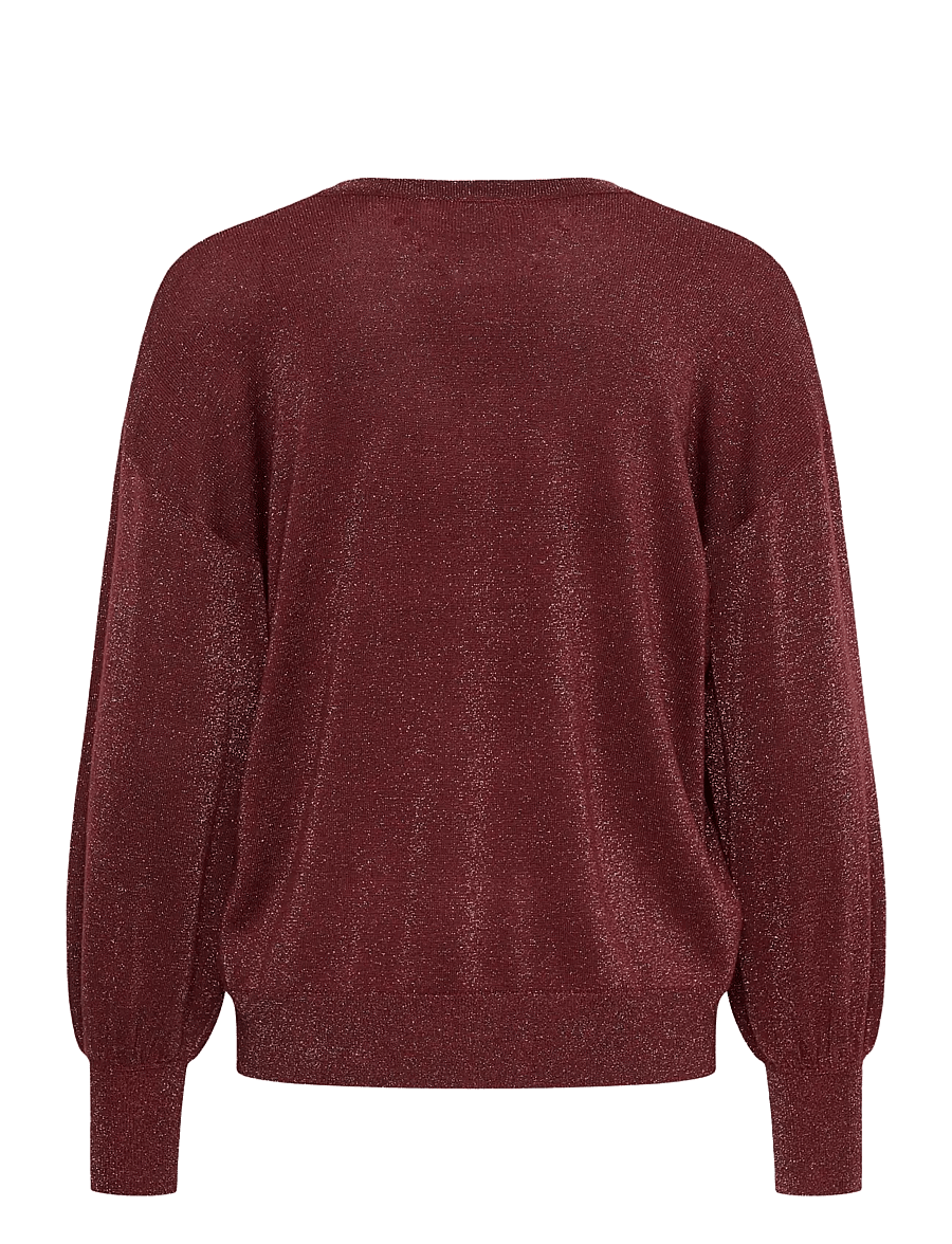 Kaffe - KAregina O-neck Knit - stickade tröjor - port - 1