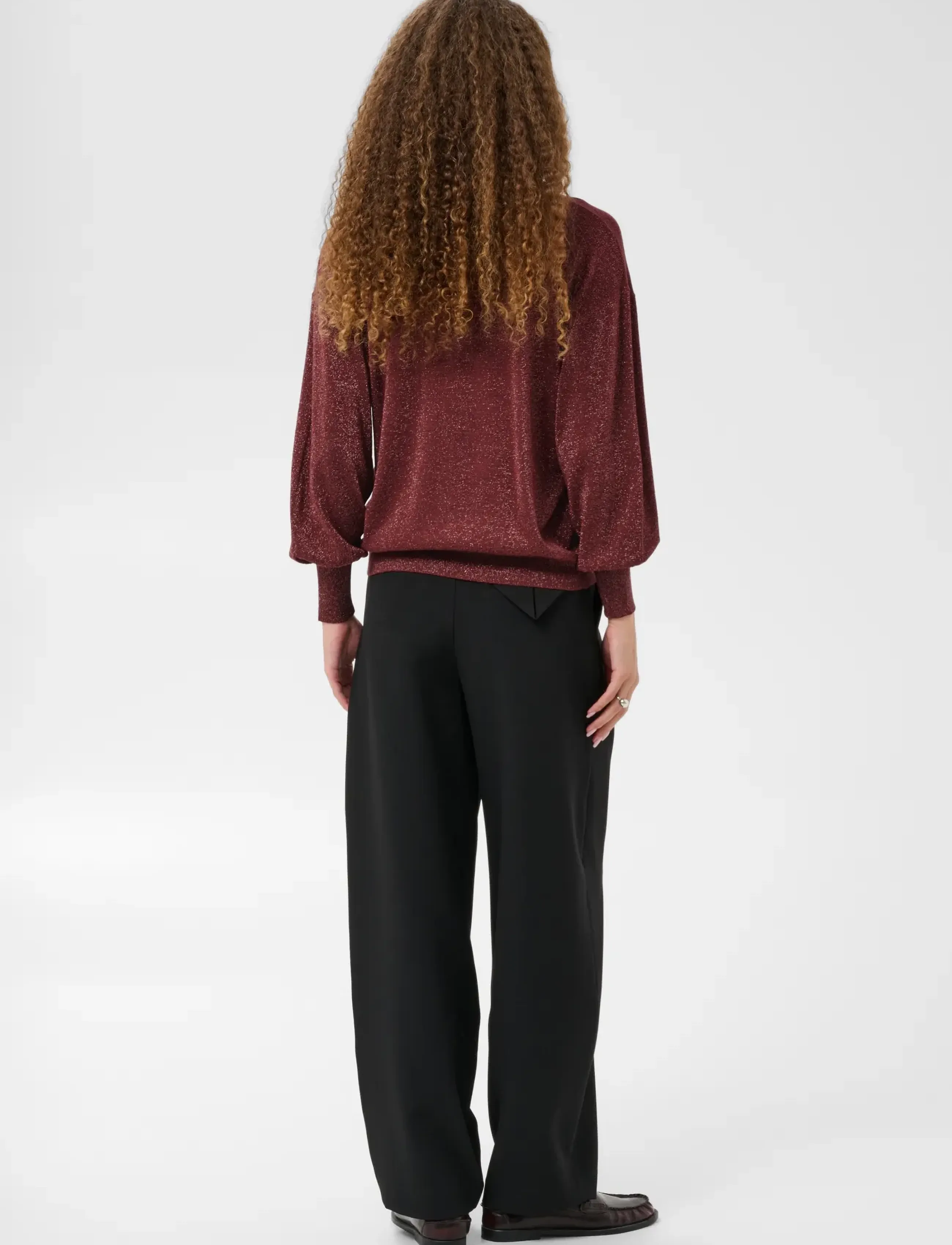 Kaffe - KAregina O-neck Knit - kampsunid - port - 4