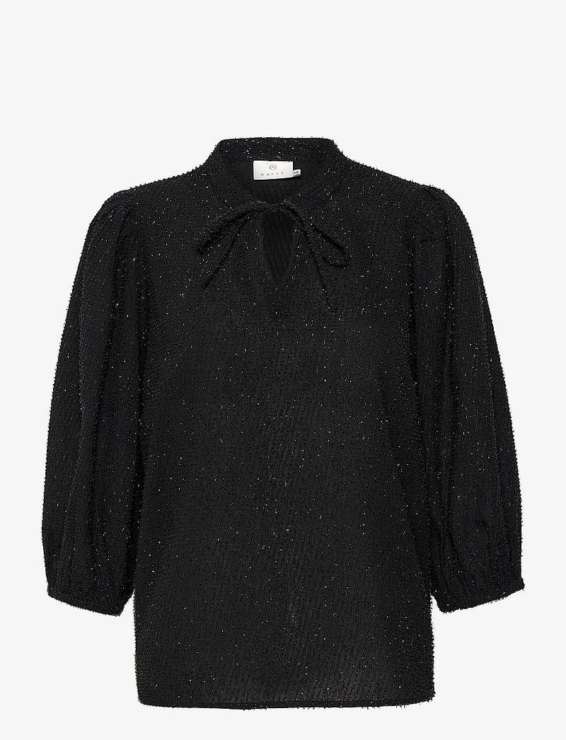 Kaffe - KAalexies Blouse - langærmede bluser - black deep - 1