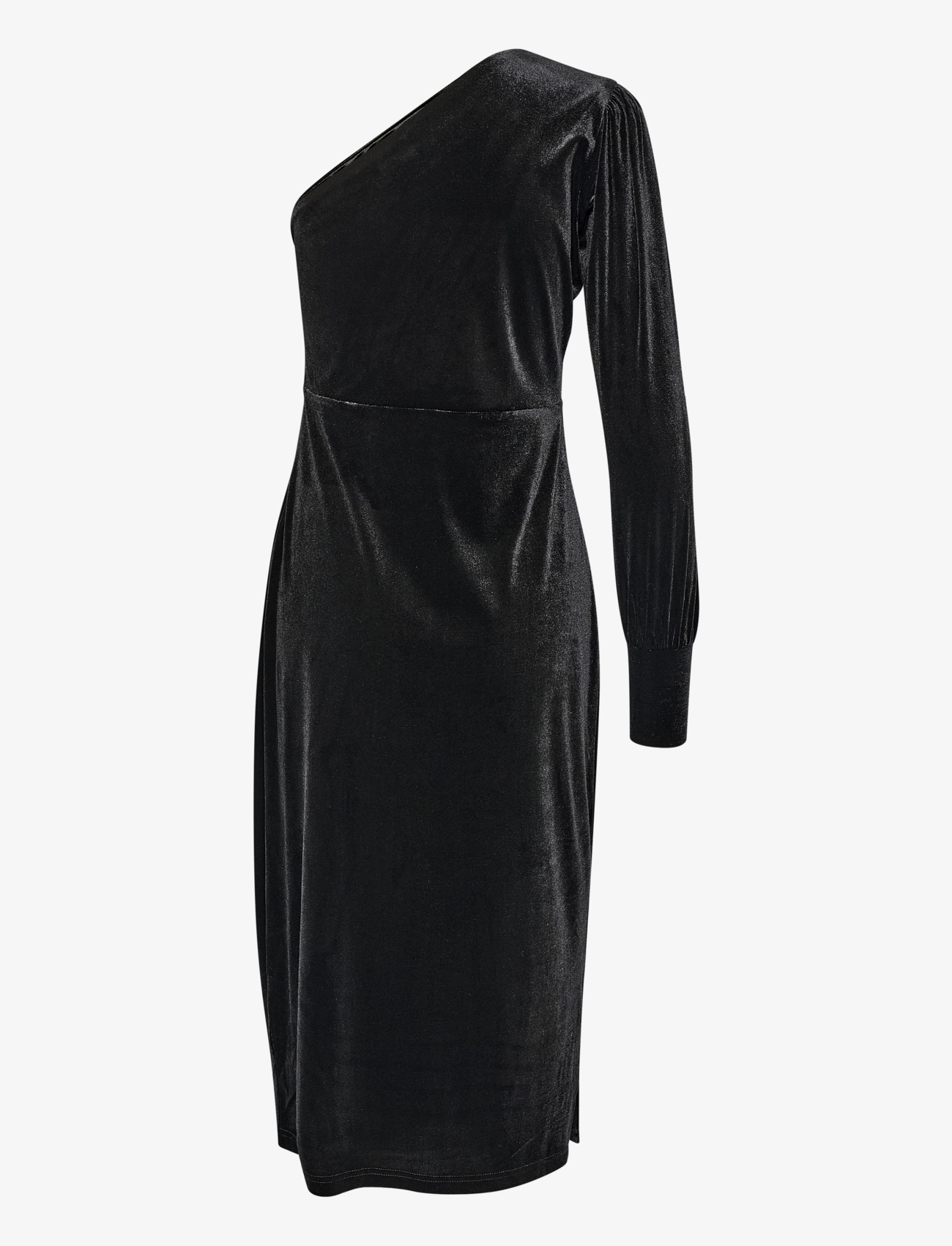 Kaffe - KAkelly One Shoulder Dress - midi kjoler - black deep - 2