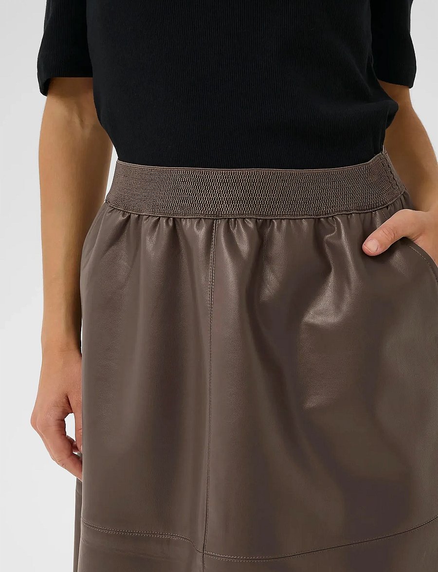 Kaffe - KAmikka Skirt - korta kjolar - chocolate brown - 5