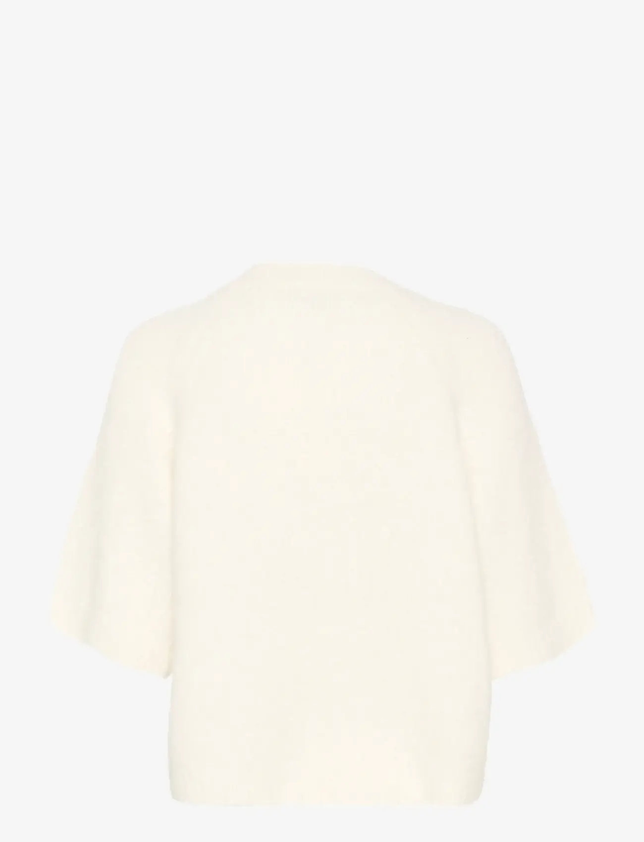 Kaffe - KAemilie Cropped Knit Pullover - efterårstøj - chalk - 1