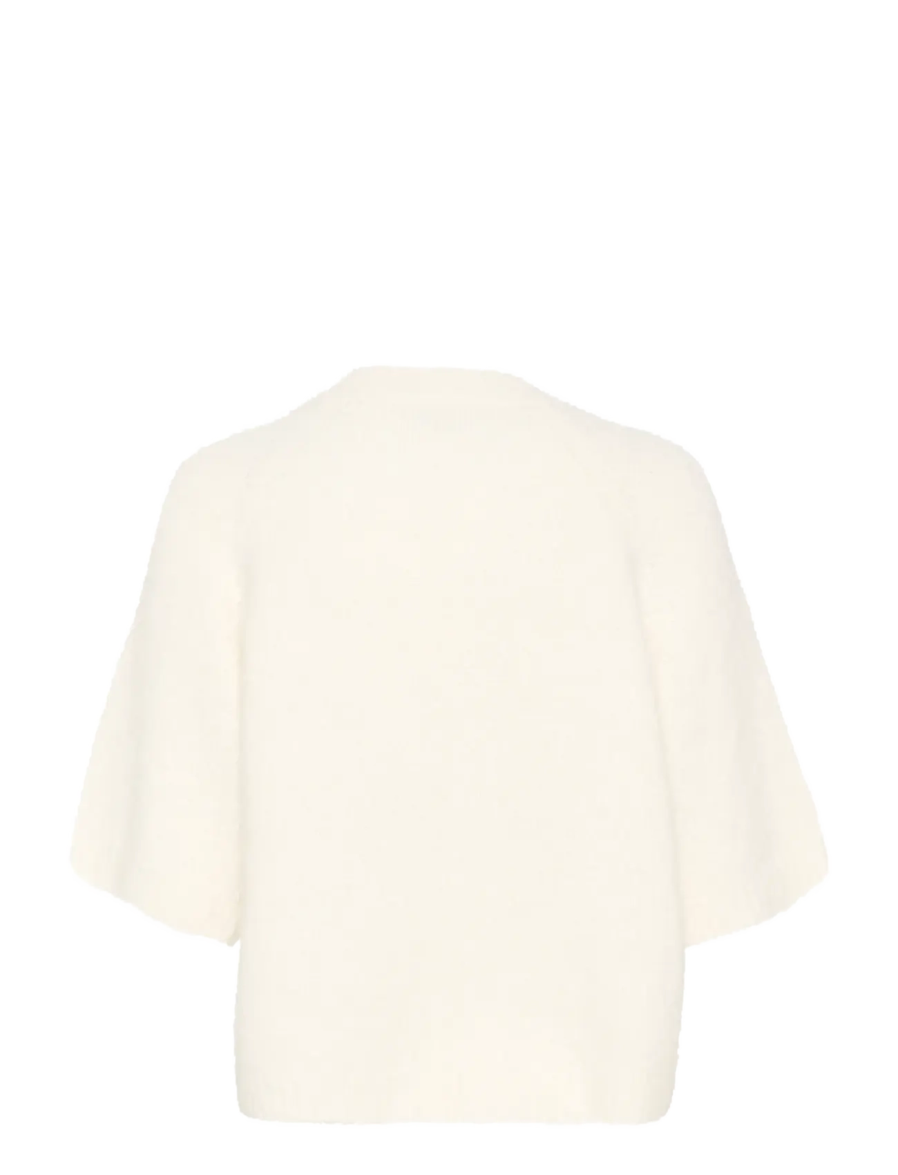 Kaffe - KAemilie Cropped Knit Pullover - pullover - chalk - 2