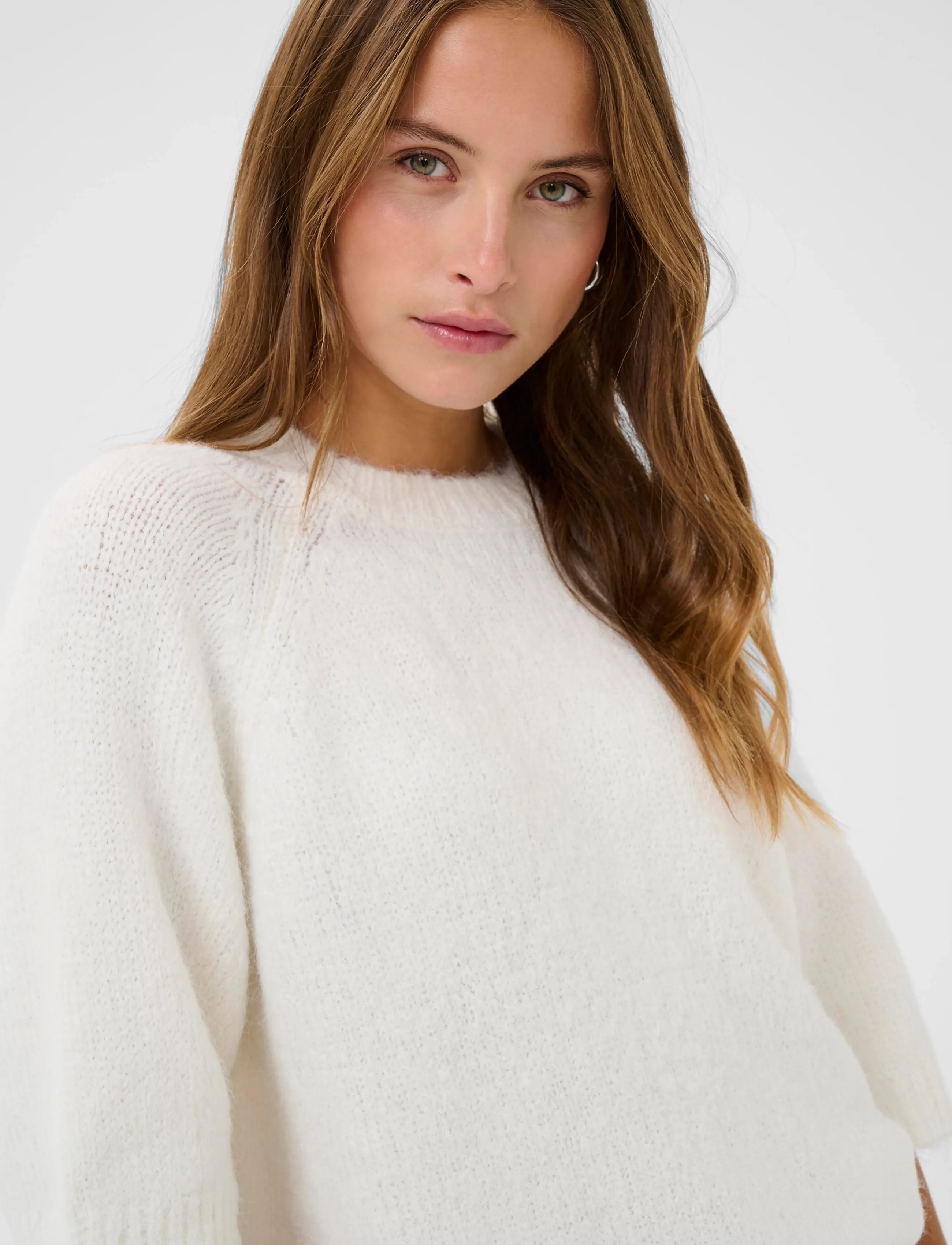 Kaffe Kaemilie Cropped Knit Pullover stickade tröjor dam – bild 7