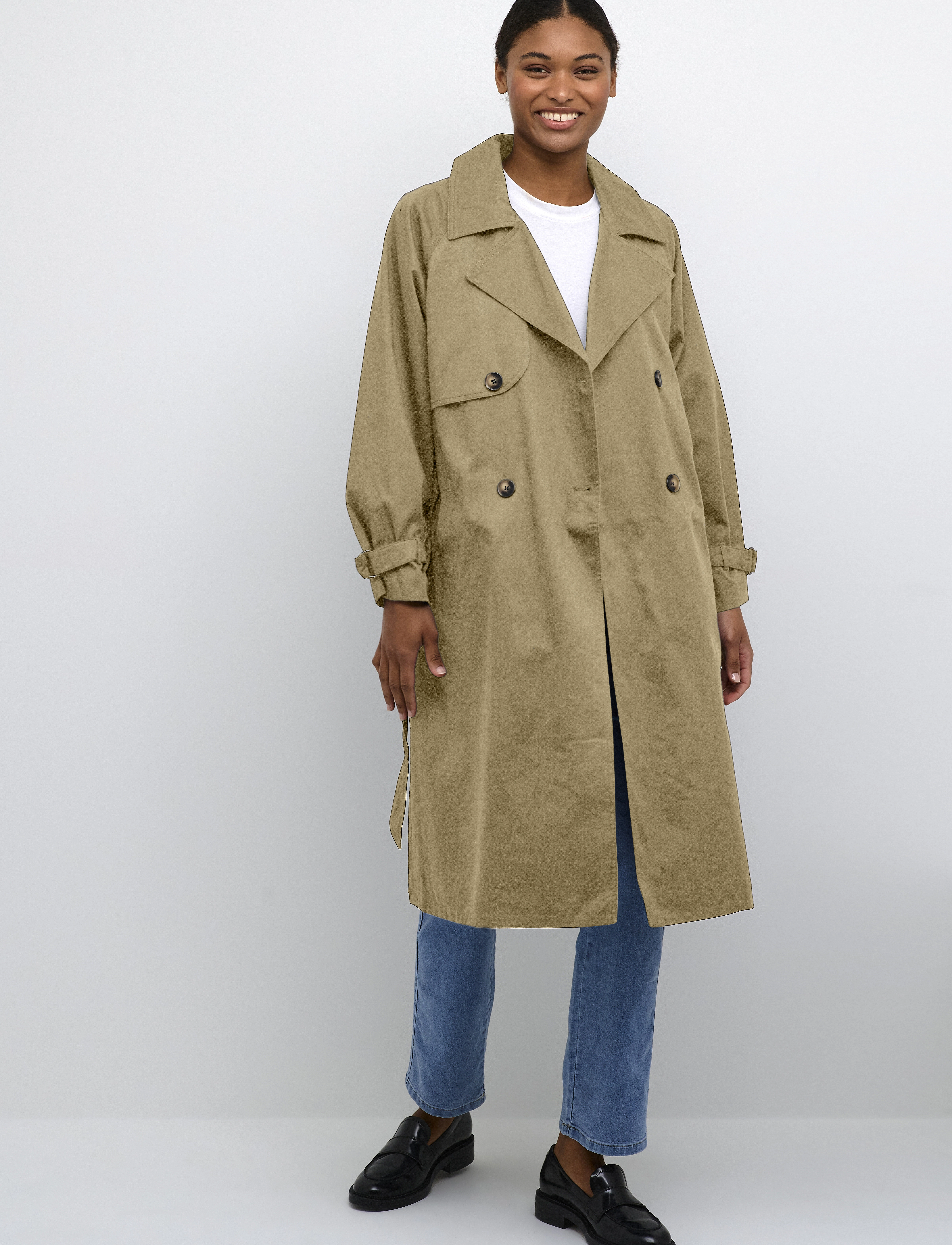 Kaffe - KAelise Trenchcoat - kelp - 3