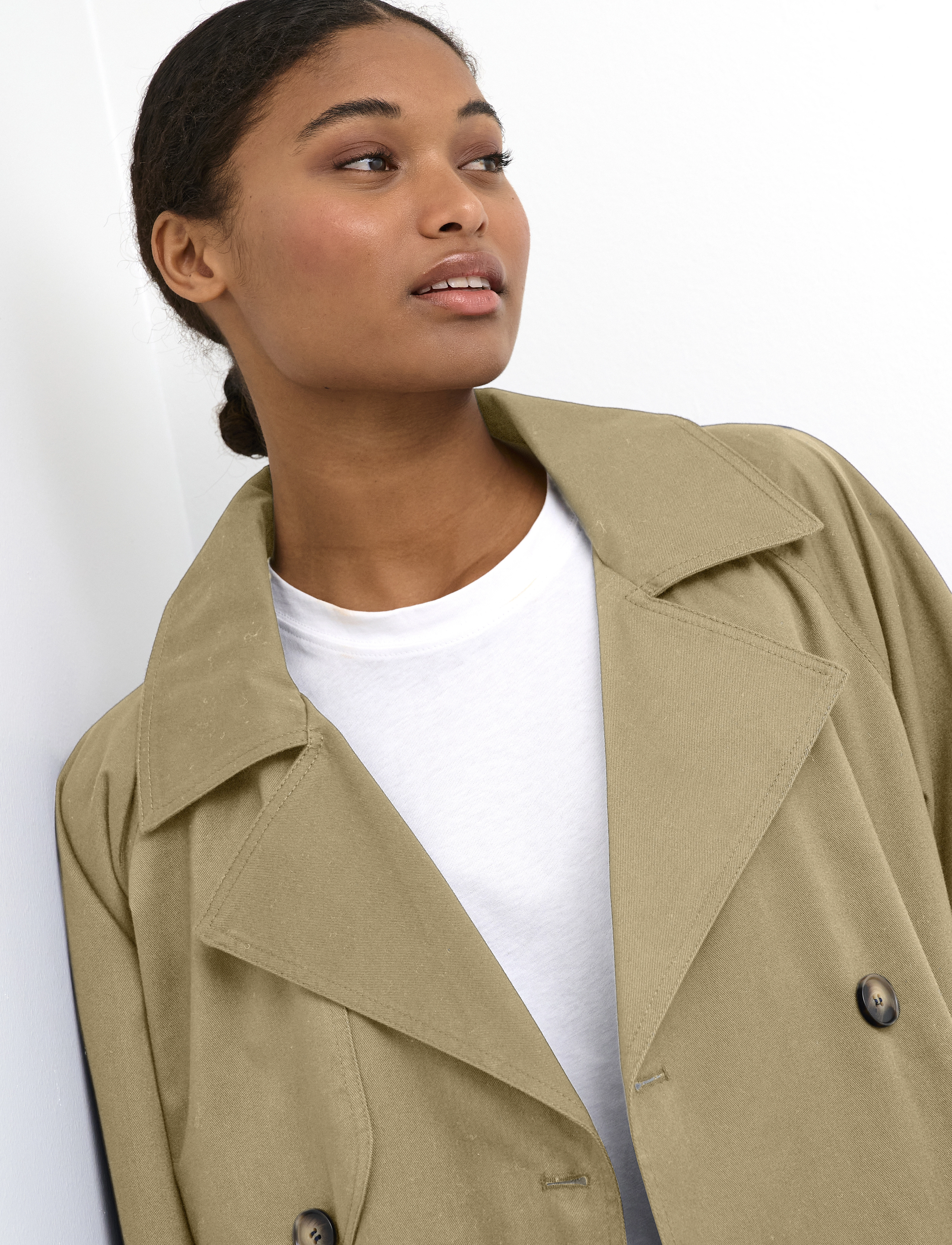 Kaffe - KAelise Trenchcoat - kelp - 5