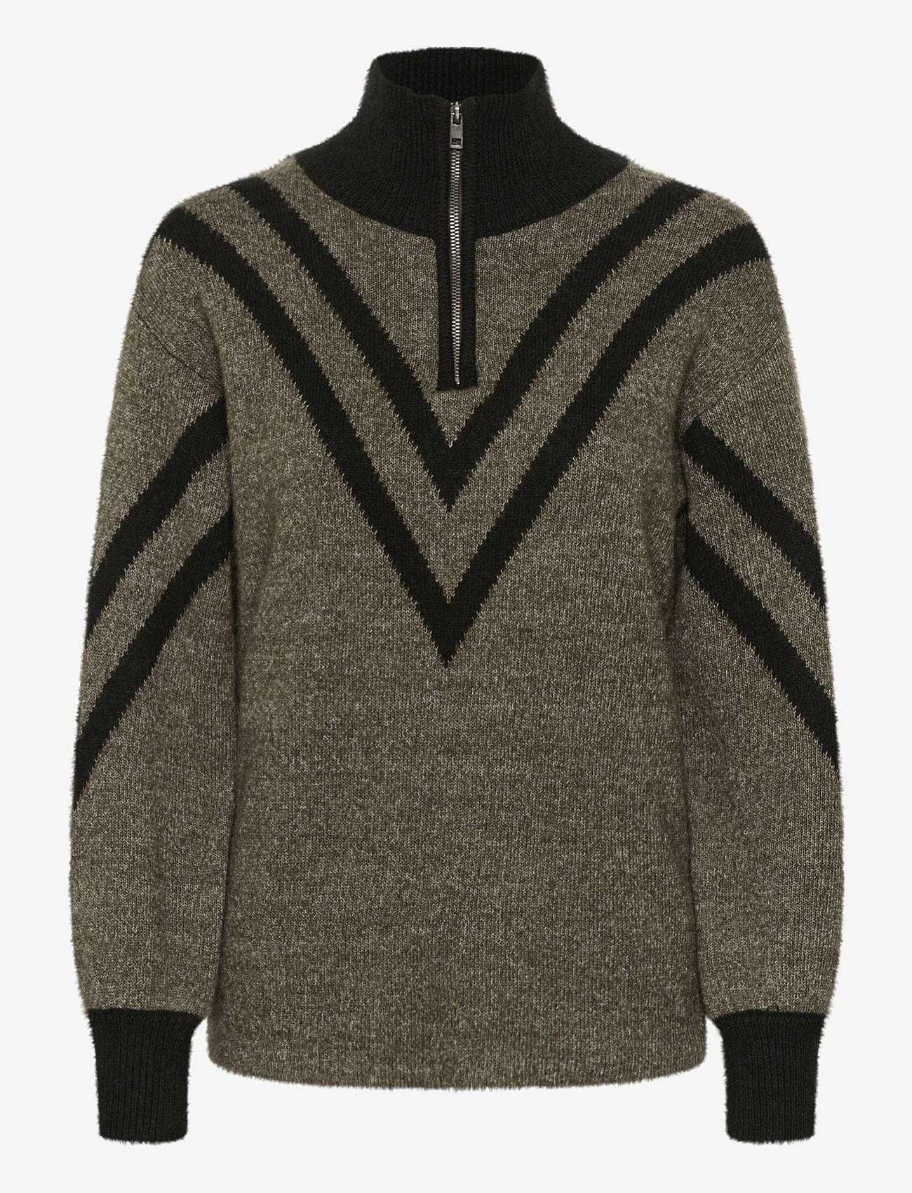 Kaffe - KAkarla Knit Pullover - major brown melange - 1