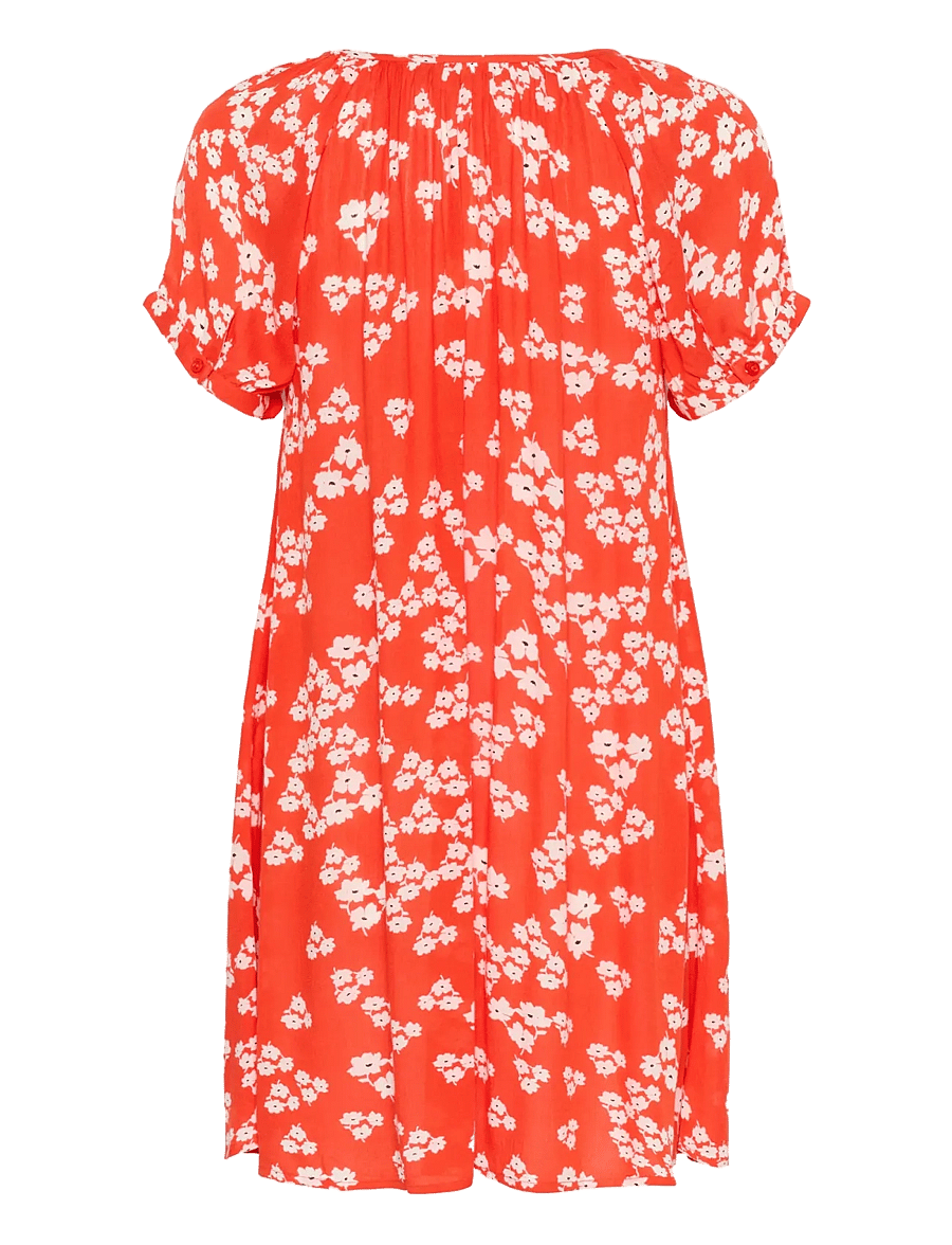 Kaffe - KAamber Tunic Printed - sommerkjoler - red/chalk/red petit fleur - 2