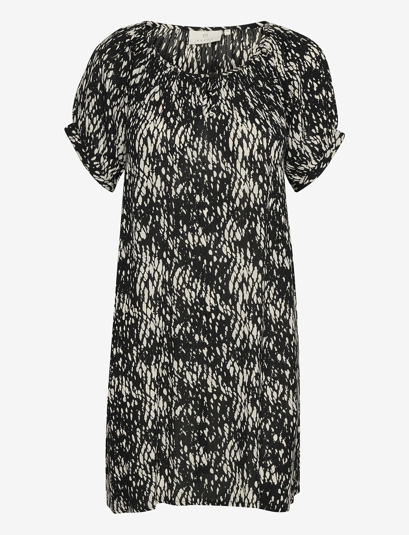Kaffe - KAamber Tunic Printed - laveste priser - black/white graphic snake - 0