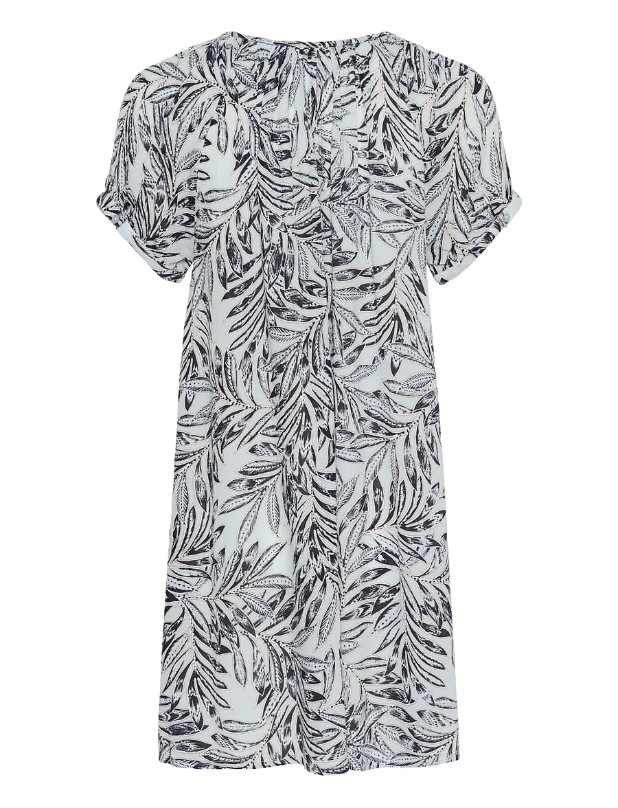 Kaffe - KAamber Tunic Printed - sommerkjoler - blue leaf print - 2