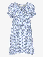 KAamber Tunic Printed - BLUE/WHITE GRAPHIC