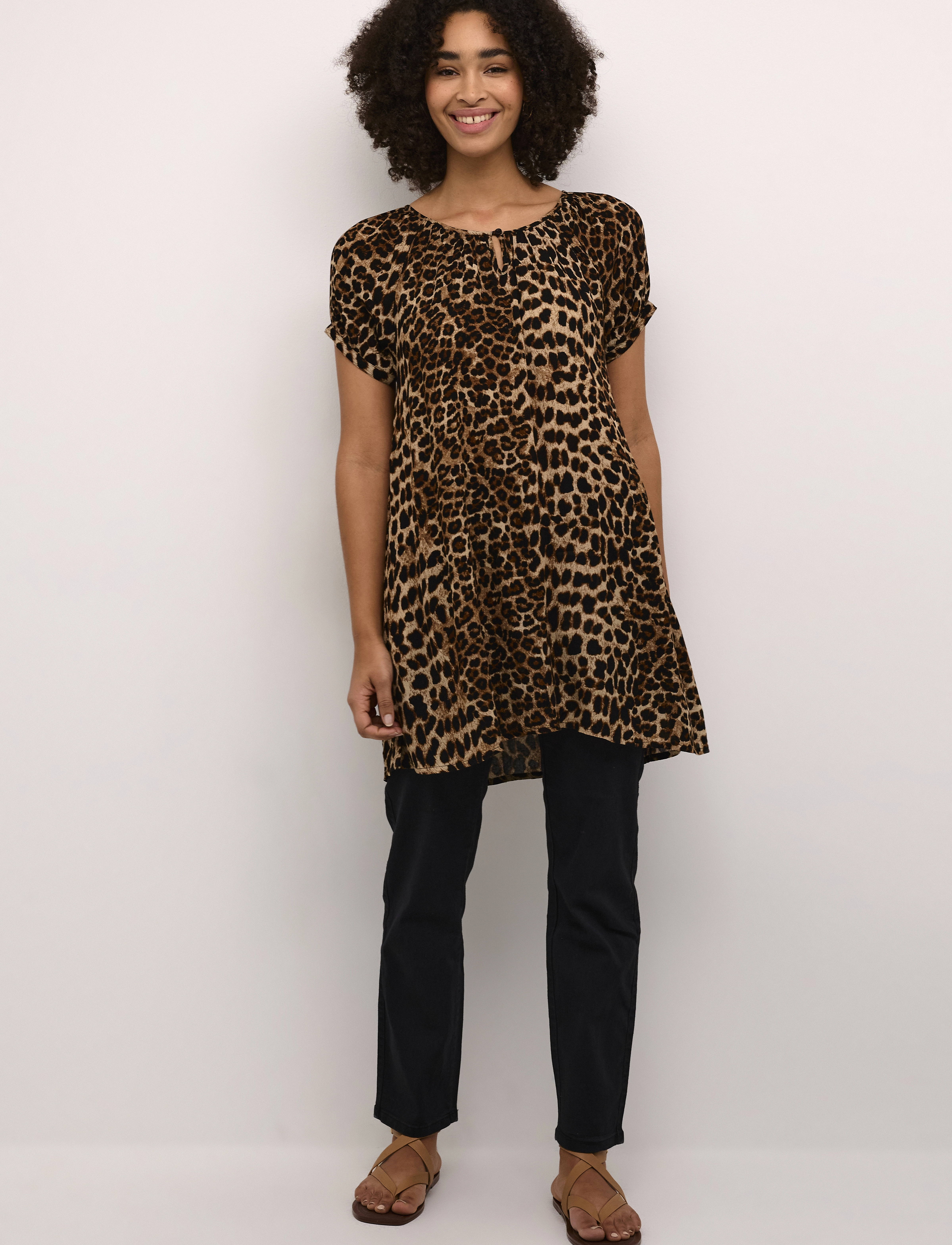 Kaffe - KAamber Tunic Printed - die niedrigsten preise - classic leopard - 3
