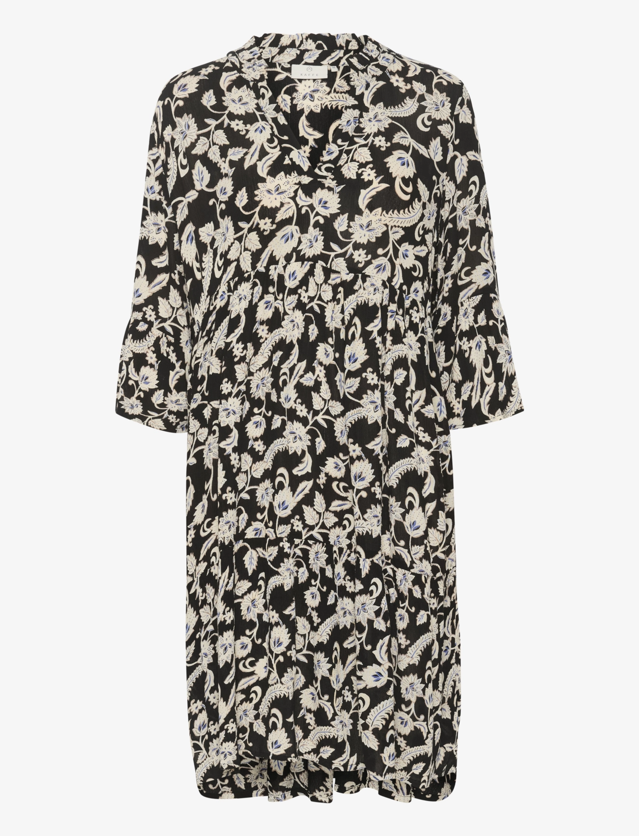 KAFFE Kahera Amber Kleid Printed Schwarz - 34 - Damen