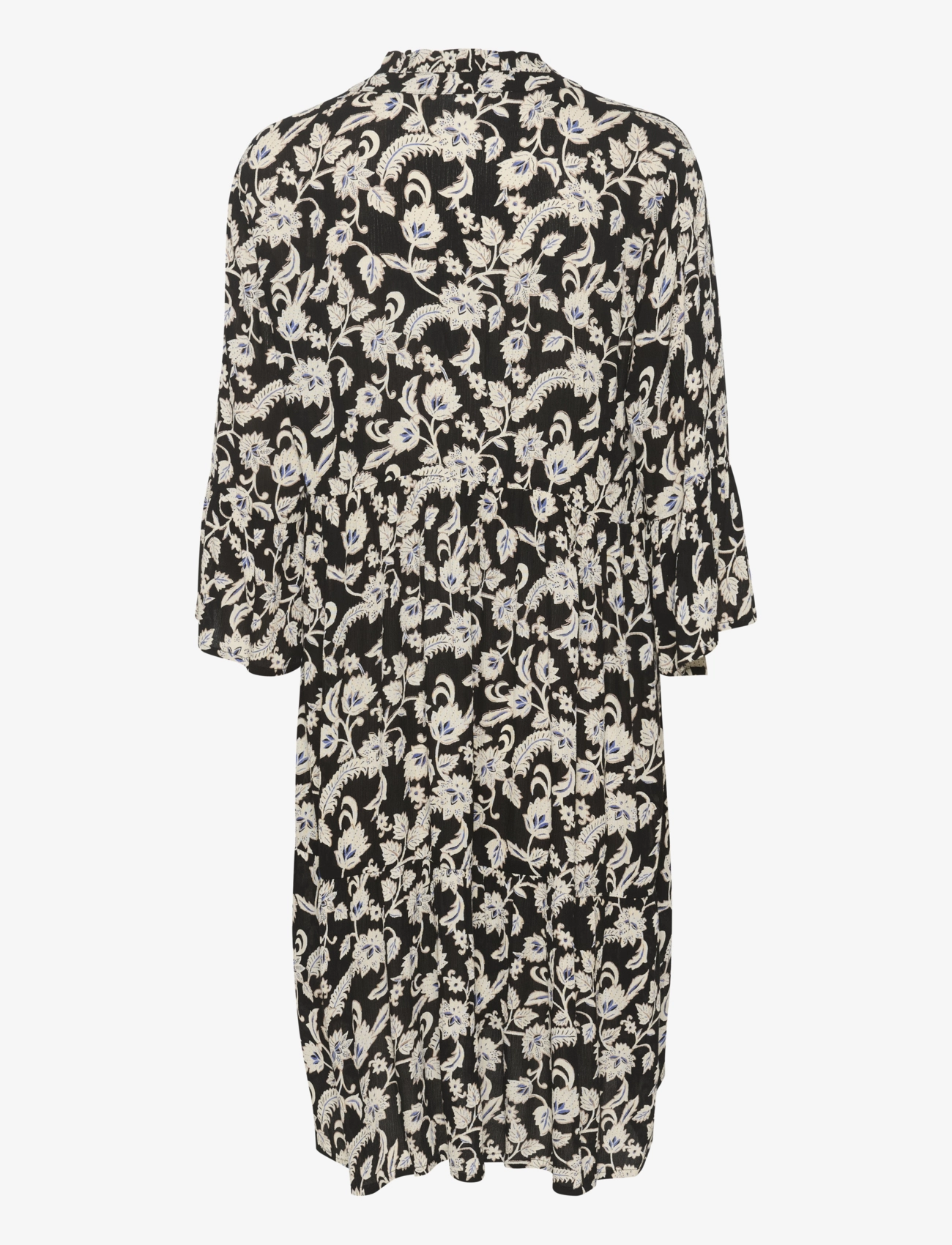 Kaffe - KAhera Amber Dress Printed - sommerkjoler - black/white flower - 2