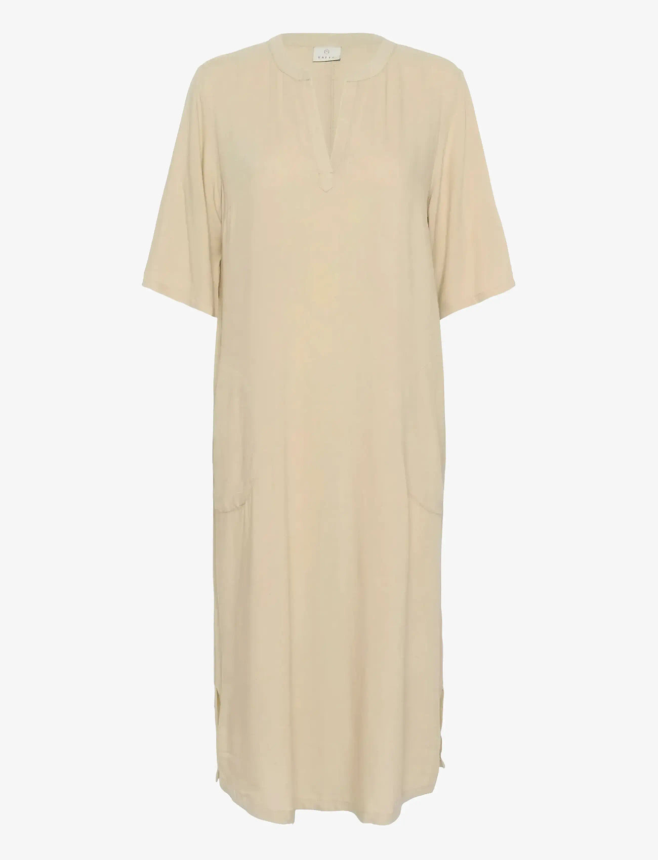 Kaffe - KAmilia Kaftan Dress - sommerkjoler - feather gray - 1