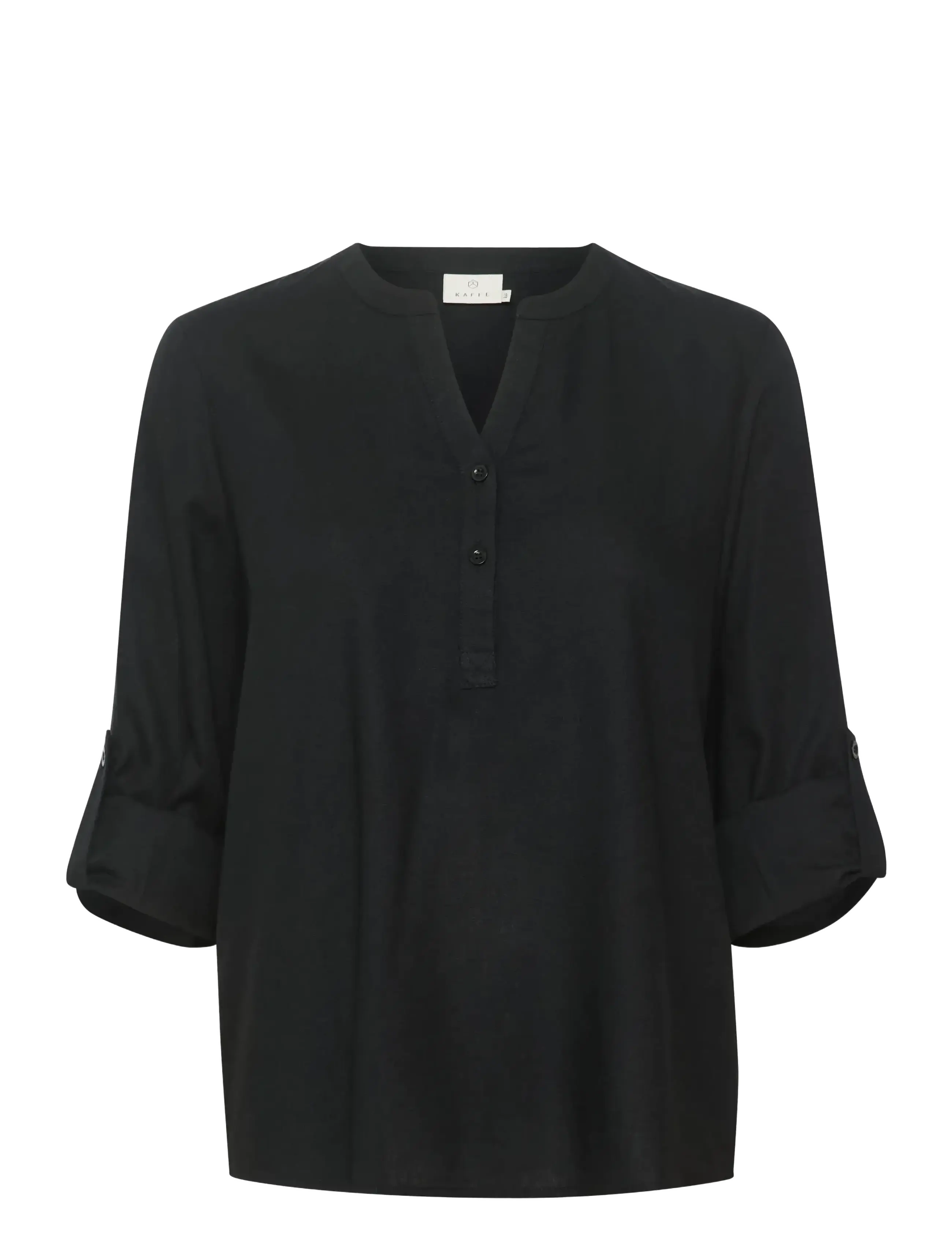 KAFFE Kamilia Bluse Schwarz - 34 - Damen