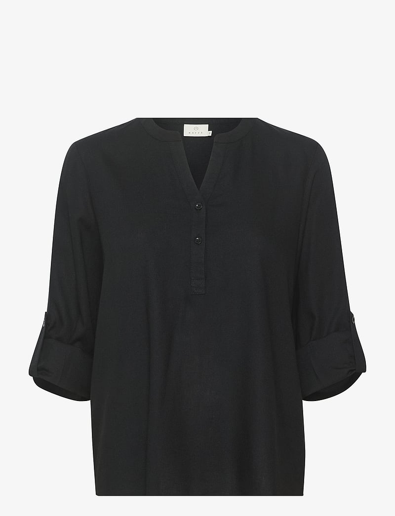 Kaffe - KAmilia Blouse - langærmede bluser - black deep - 1