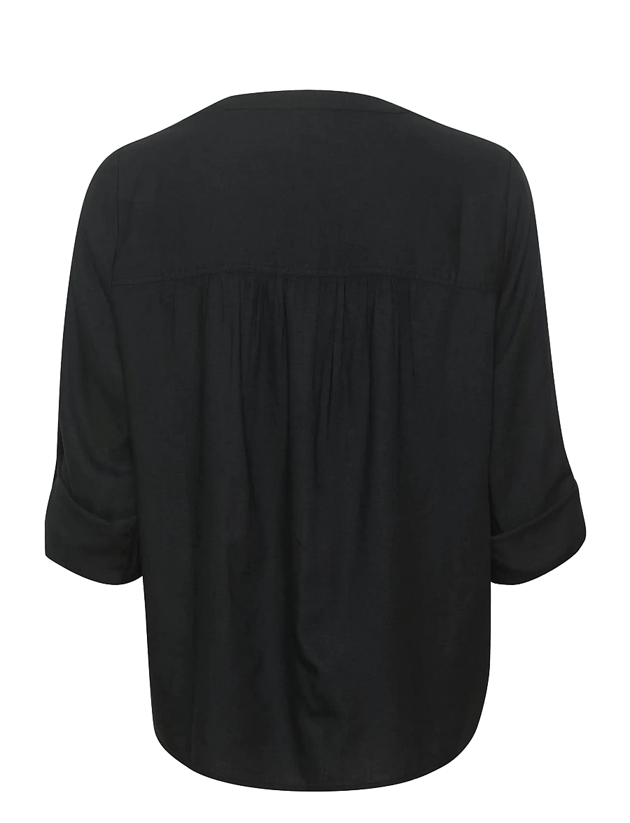 Kaffe - KAmilia Blouse - langærmede bluser - black deep - 2