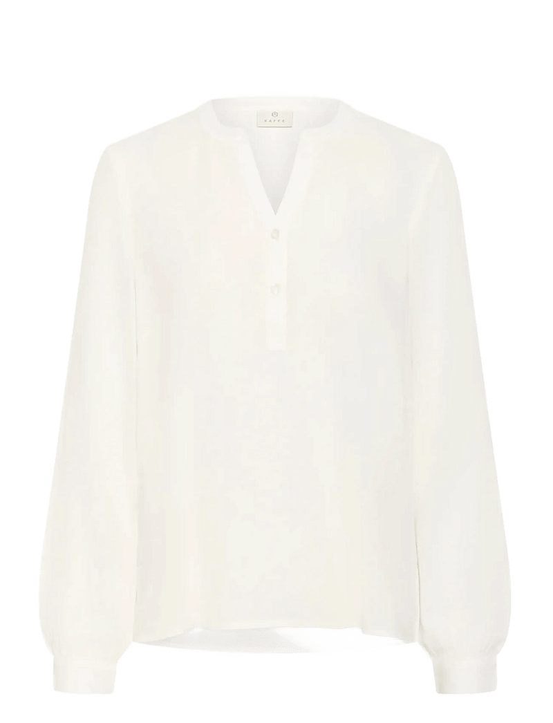Kaffe - KAmilia Blouse - langærmede bluser - chalk - 1