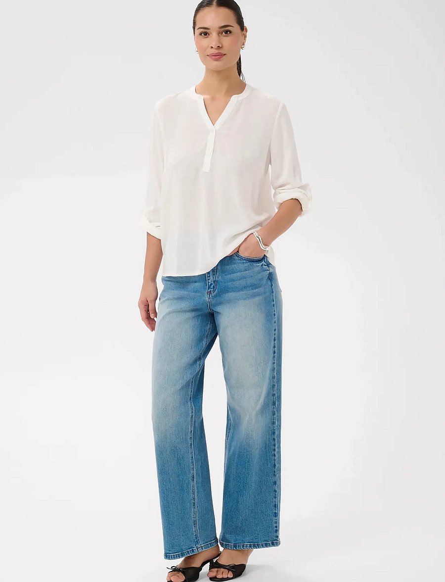 Kaffe - KAmilia Blouse - langärmelige blusen - chalk - 4